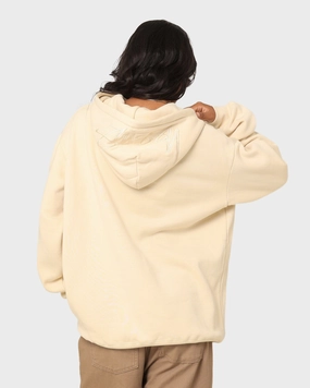 Nail-polish Card Stussy Back Appliqu?? 50/50 Hoodie Cream