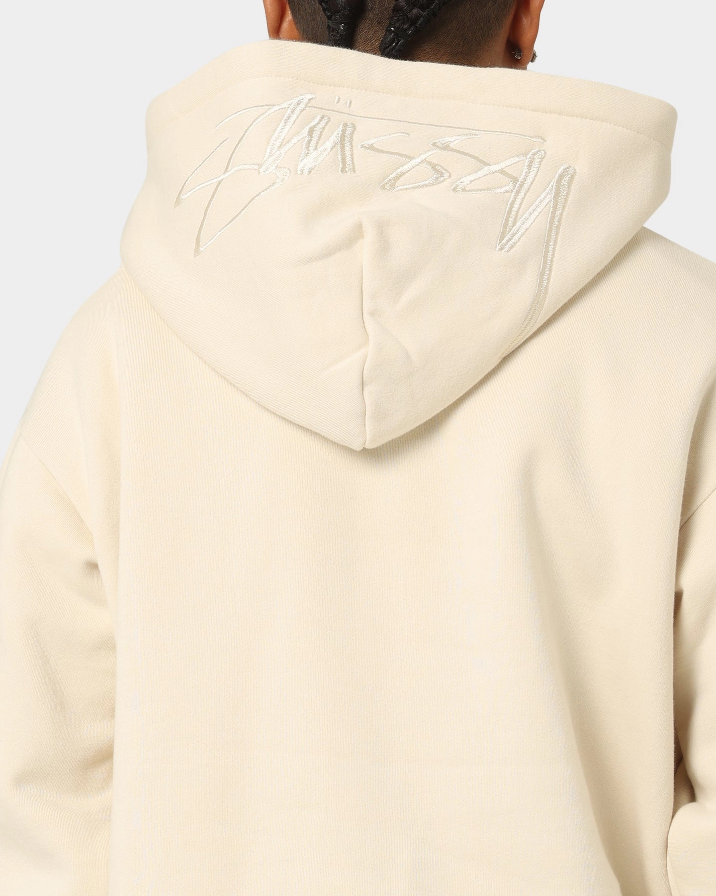 Stussy Back Appliqu?? 50/50 Hoodie Cream Quality suitable for theater performances