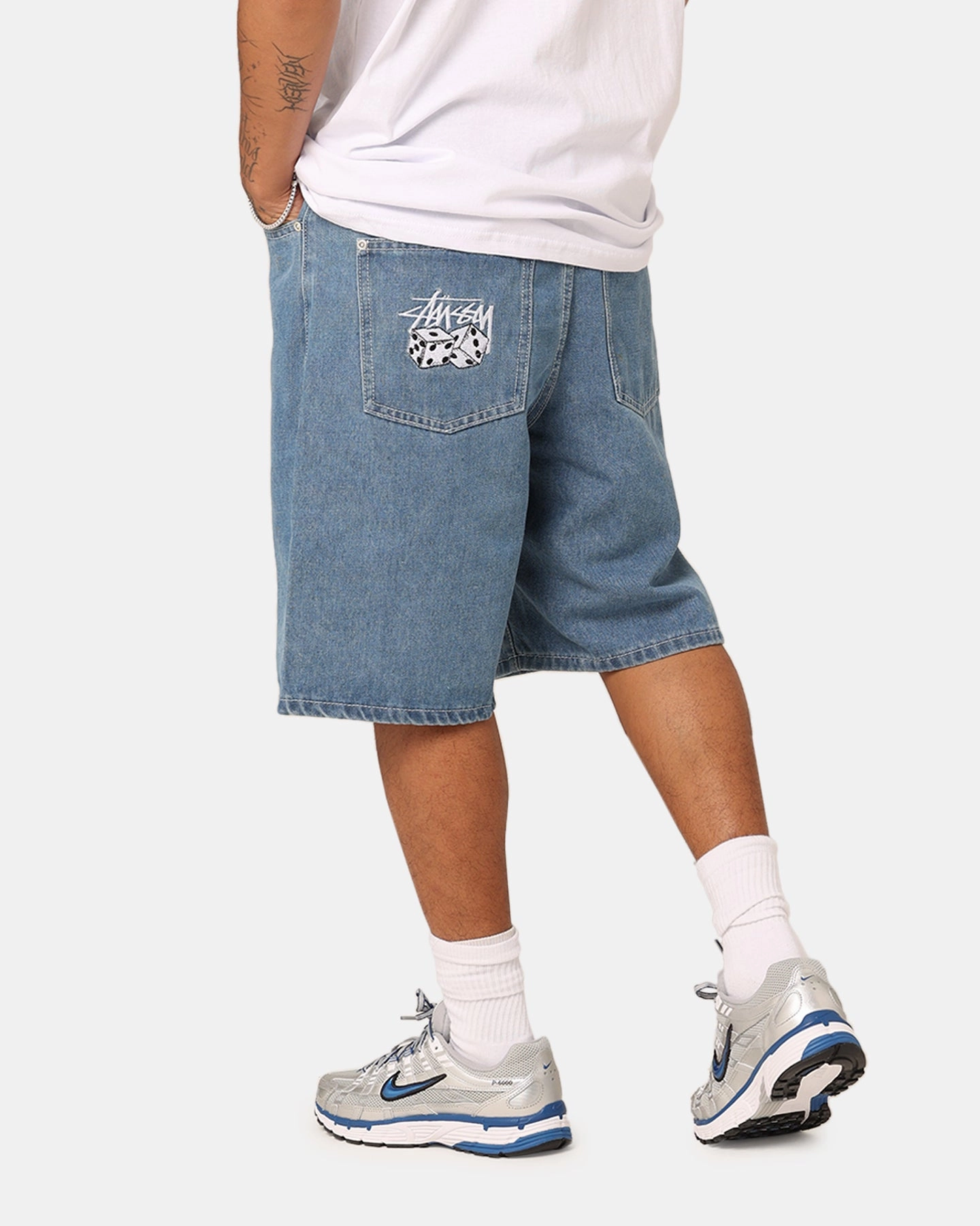 Stussy Denim Big Ol' Shorts Mid Denim windproof