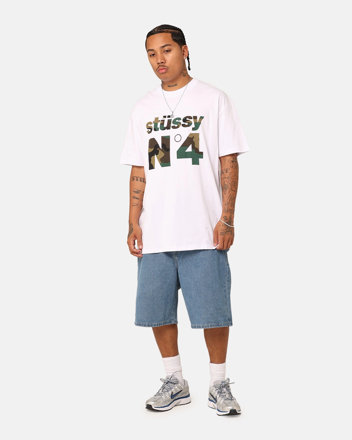 Adaptive Temperature Control Soft touch finish Stussy Denim Big Ol' Shorts Mid Denim