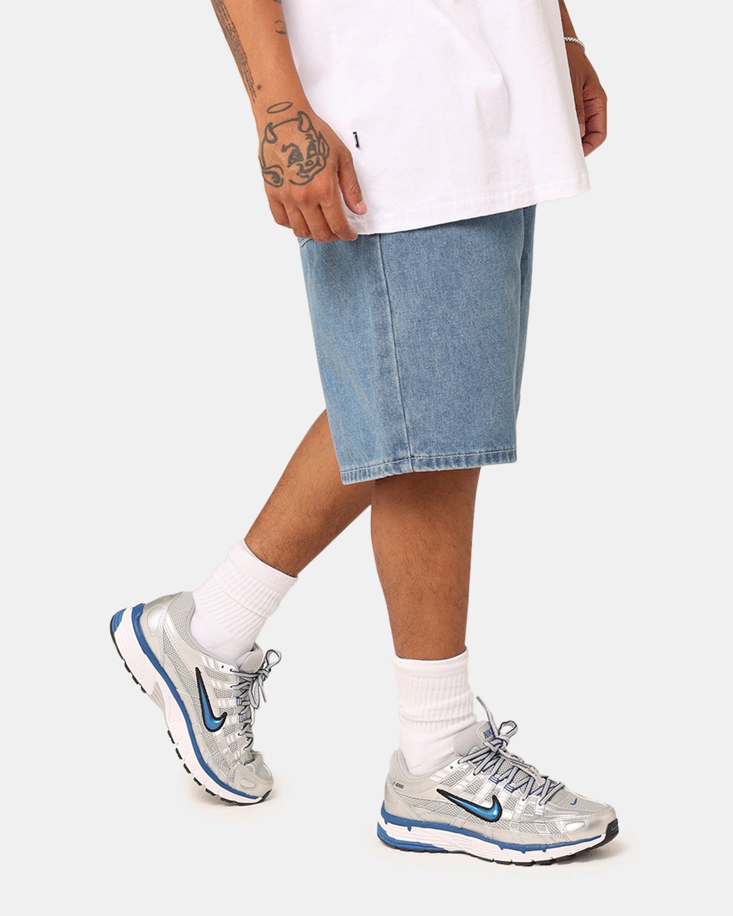 Reflective details Stussy Denim Big Ol' Shorts Mid Denim