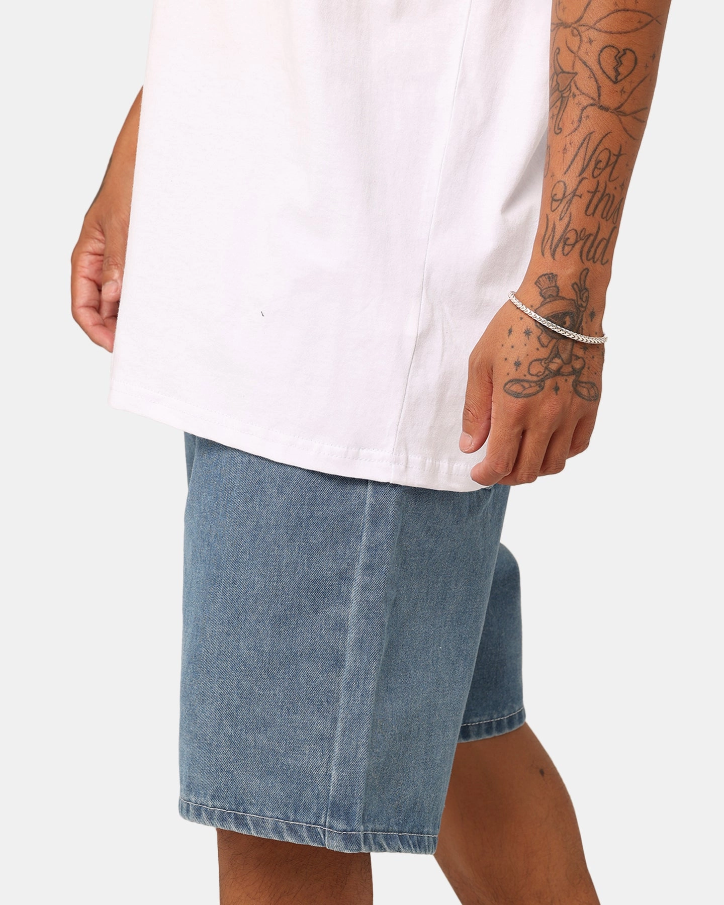 Casual Look Stussy Denim Big Ol' Shorts Mid Denim