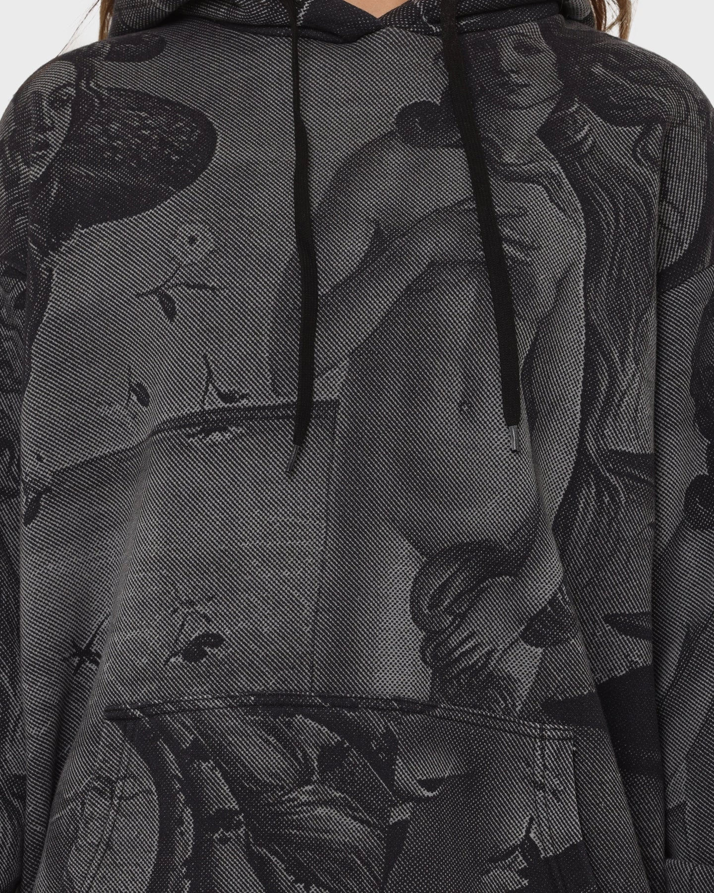 Stussy Dyed Venus Hoodie Black Razor Bonded Seam Technology