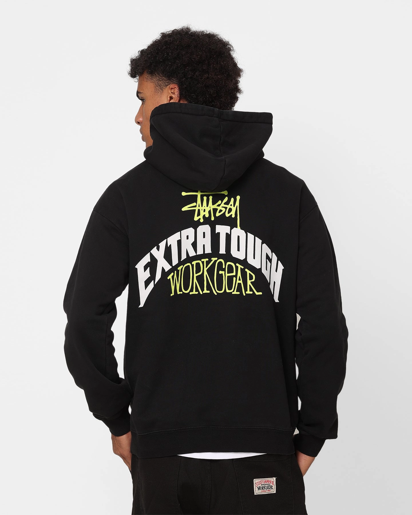 Badge Stussy Extra Tough 50-50 Hoodie Pigment Black