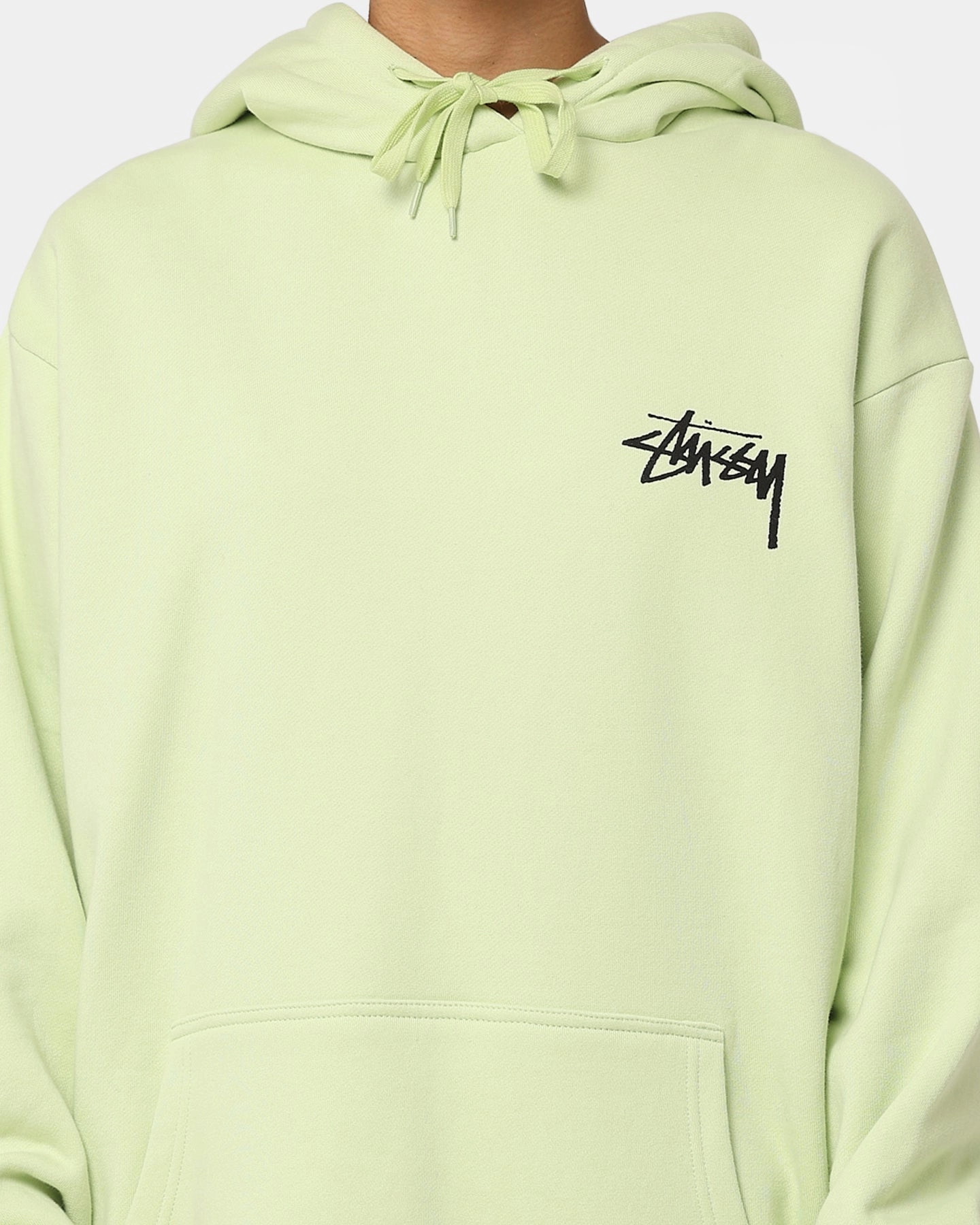 popular among teenagers Approach Stussy Fire Dice 50-50 Hoodie Light Green