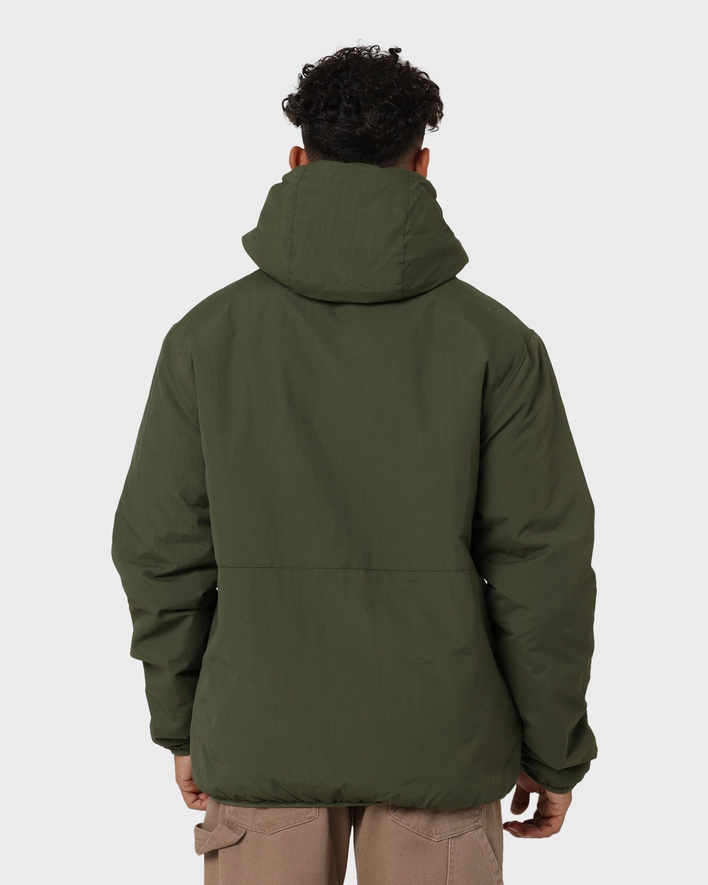 Supply Stussy Graffiti Nylon Hooded Jacket Flight Green
