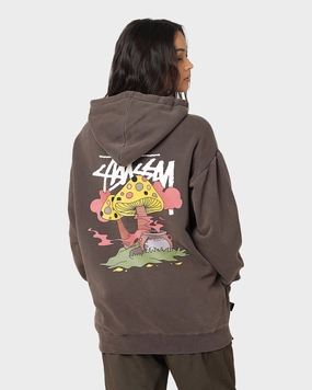 Bohemian Stussy Something's Cooking Hoodie Brown Pigment