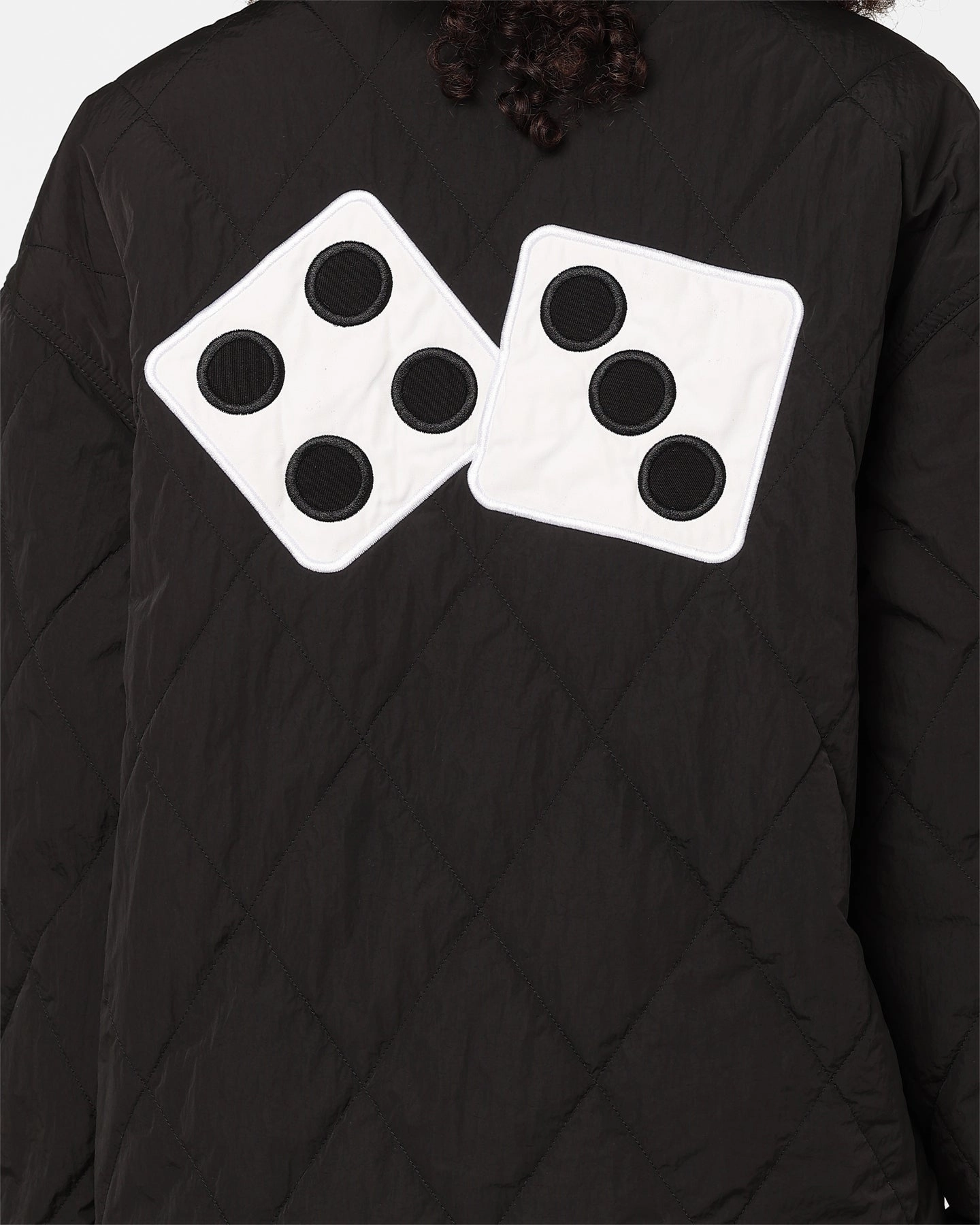 Container tag Stussy Women's Dice Quilted Jacket Black