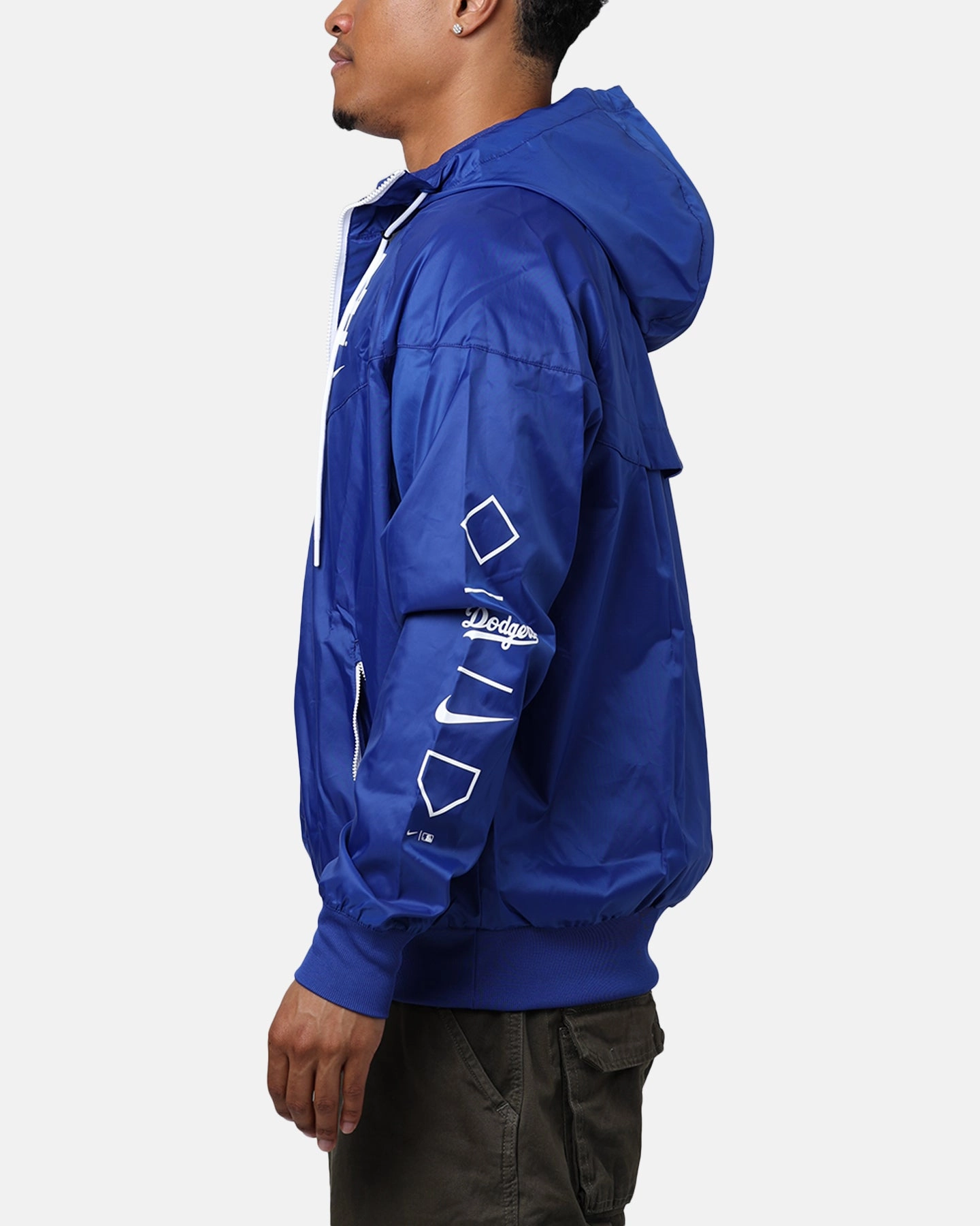 suitable for product launches Nike Los Angeles Dodgers Team Windrunner Jacket Rush Blue/White