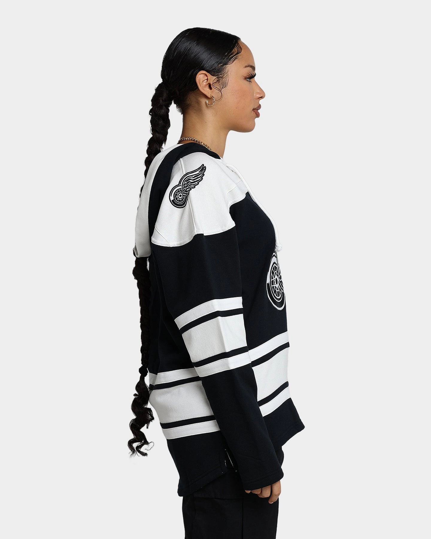 Chill Proof 47 Brand Detroit Red Wings Superior Lacer Hoodie Jet Black