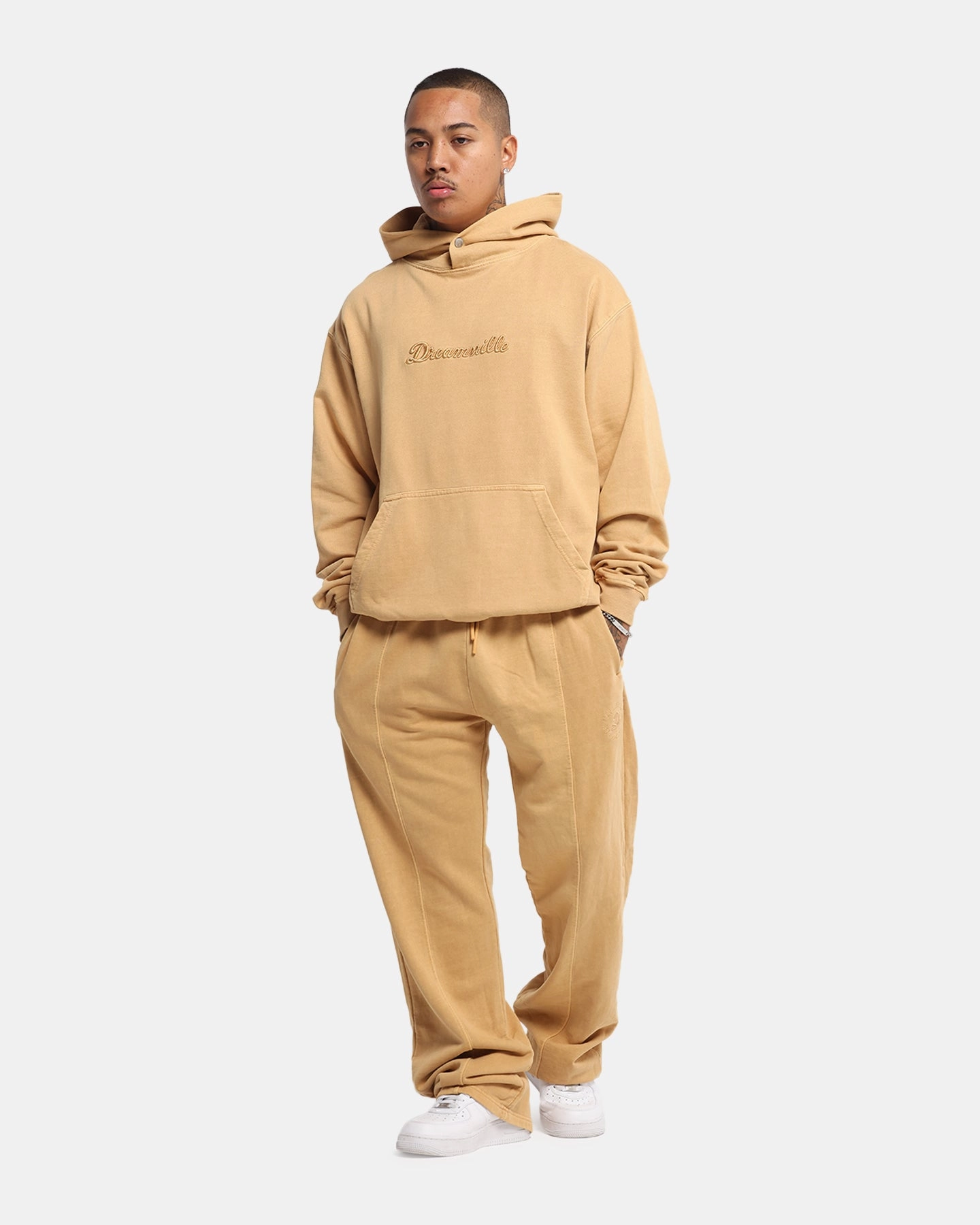 New Year's Eve wear Dreamville Tonal Hoodie Sand Wash