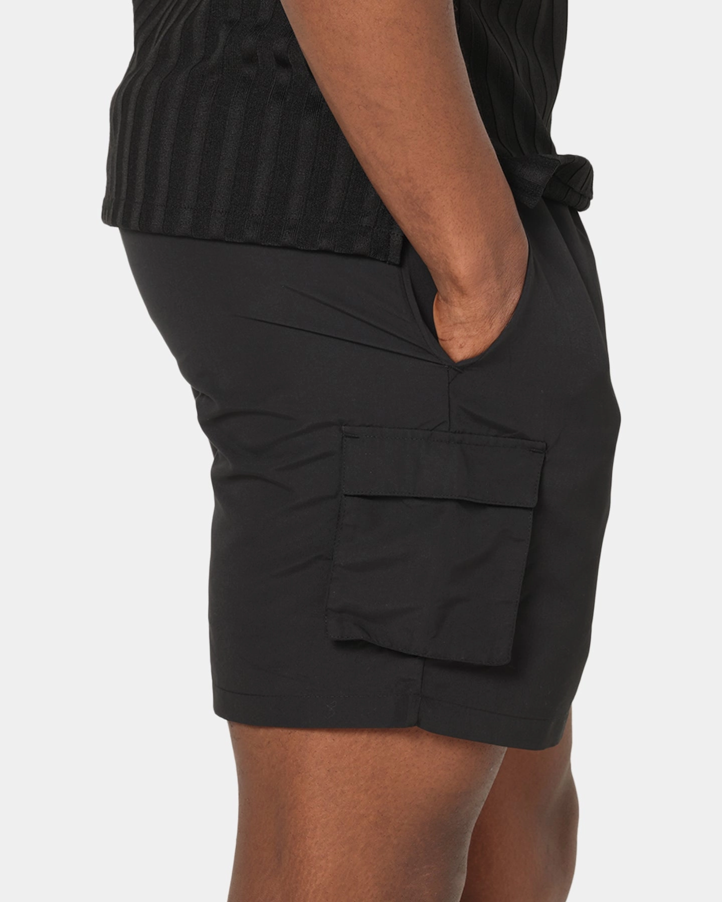 Casual Outfit Sik Silk Cargo Swim Shorts Black