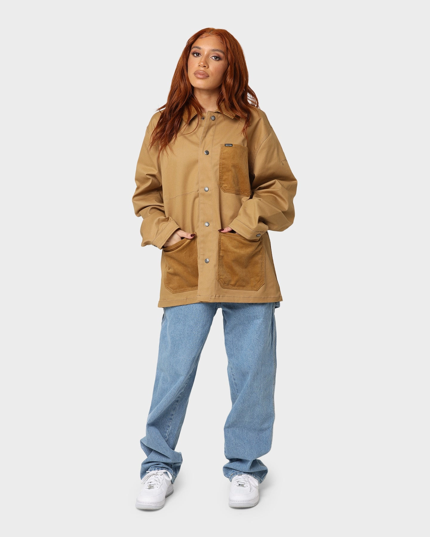 Brixton Brixton X Survey Chore Coat Medal Bronze Surf suitable for educational purposes