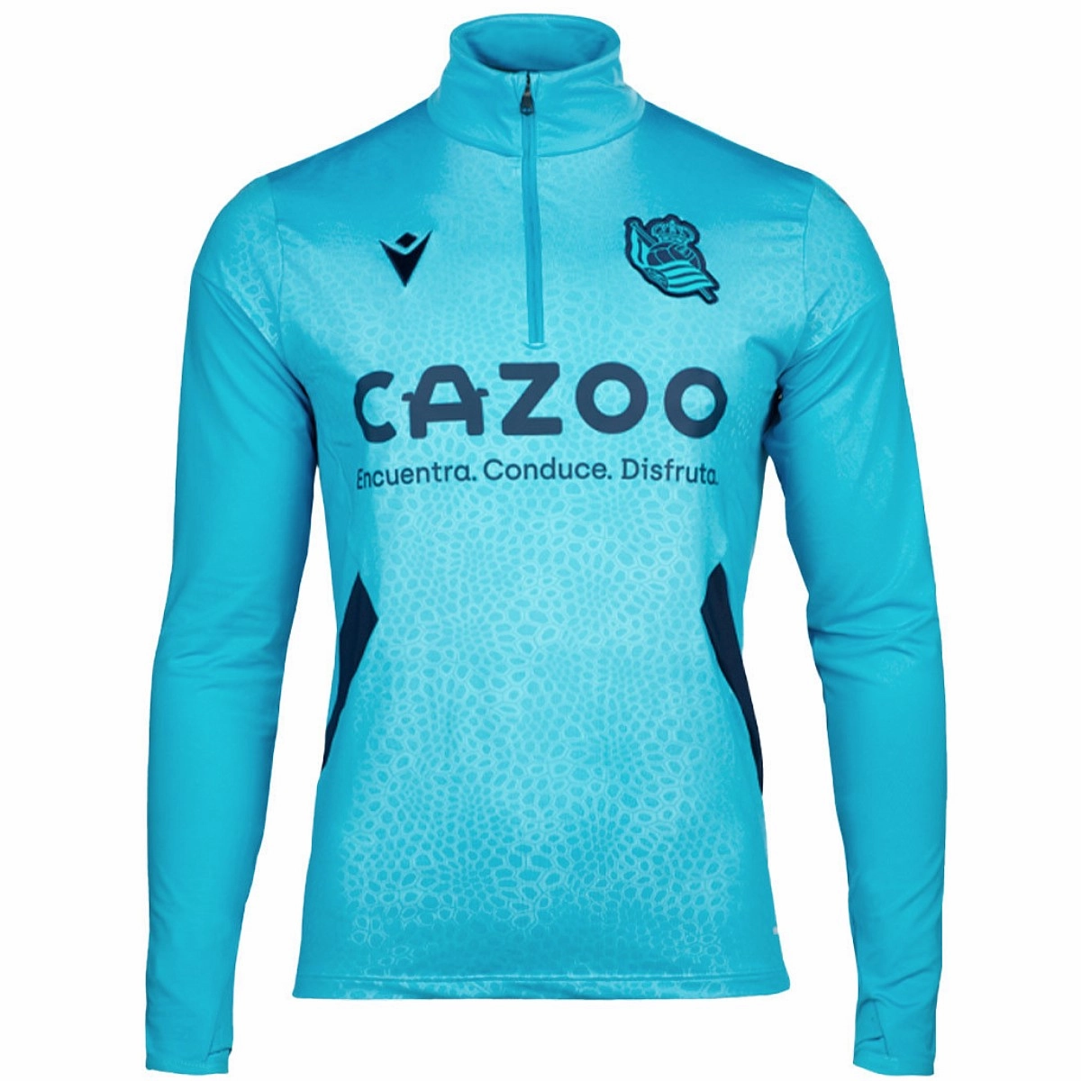 Spandex Double Layered Elbow Patches Real Sociedad soccer technical training tracksuit 2022/23 - Macron