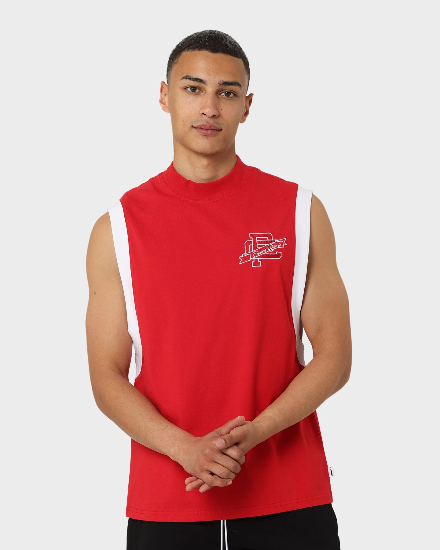 Chill Fit Friction Free Inner Lining Carre Team Paris Muscle T-Shirt Red