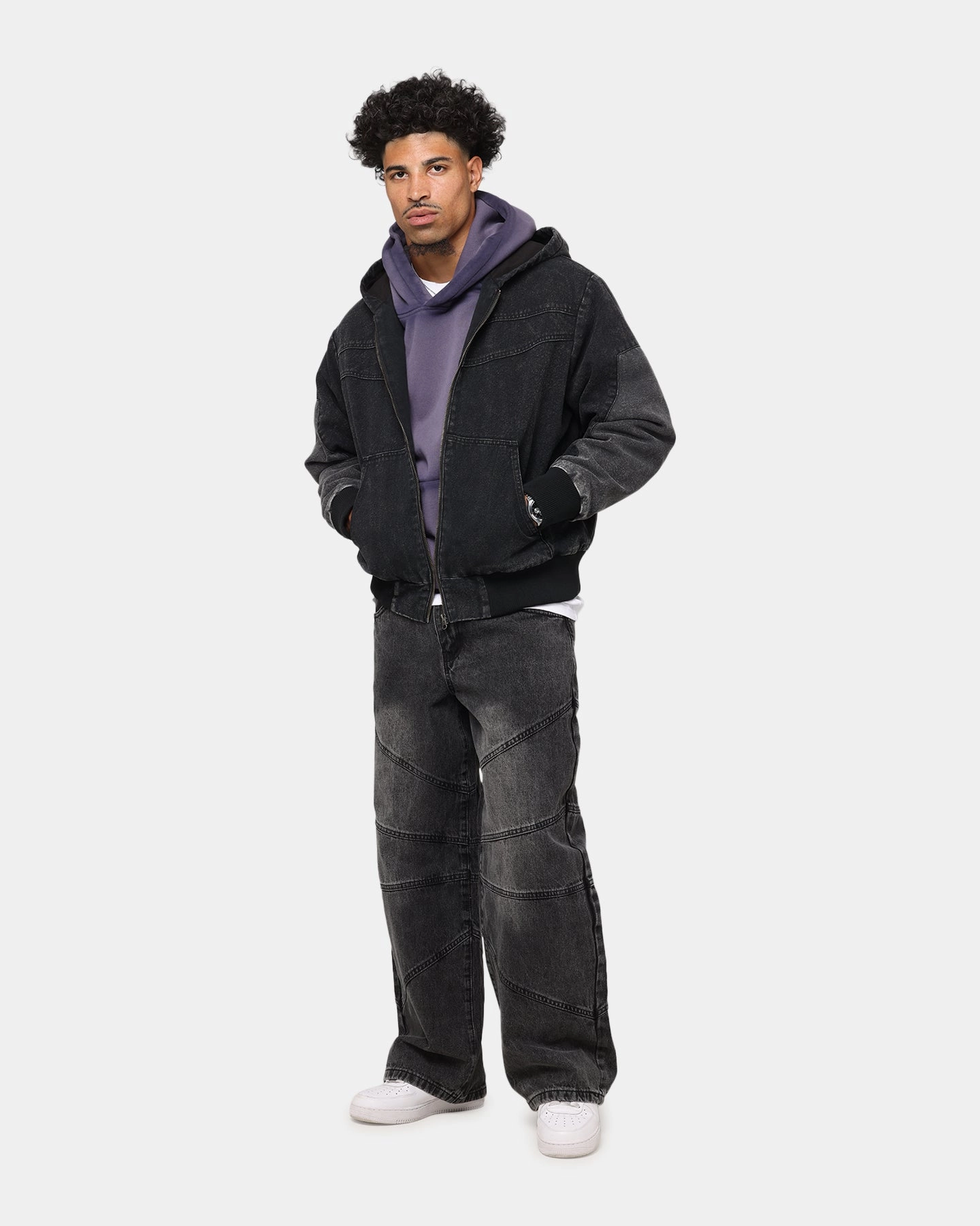 Saint Morta Amplus Armoury Jeans Black Shadow Flexible Waistband Versatile Wear