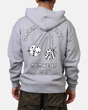 Carre Members Only Zip Hoodie Grey Marle Core Style Cold Shield