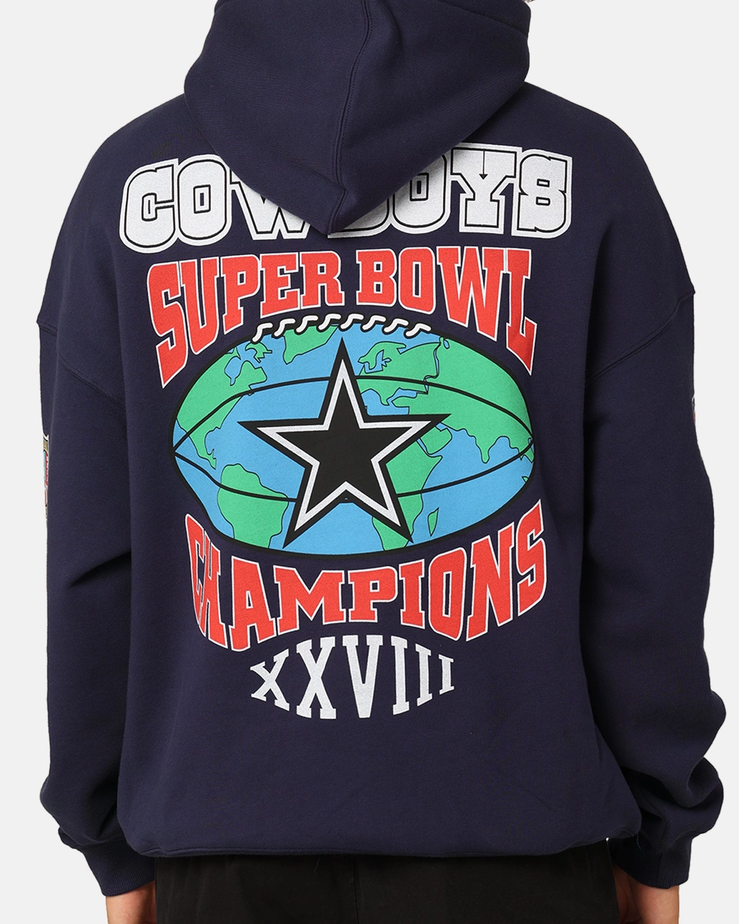 Outdoor Adventure Share Mitchell & Ness Dallas Cowboys Super Bowl World Hoodie Navy