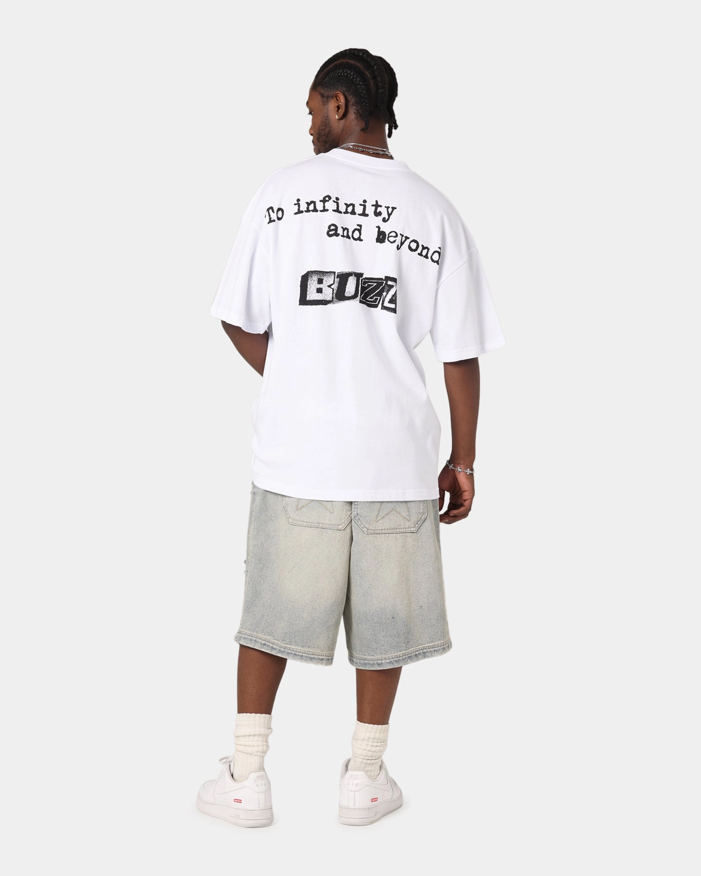 73 Studio Disney Pixar Toy Story Buzz Lightyear Vintage T-Shirt White homecoming