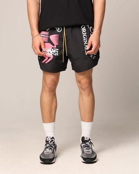 Loiter Rodeo Walk Shorts Black Warm Fit