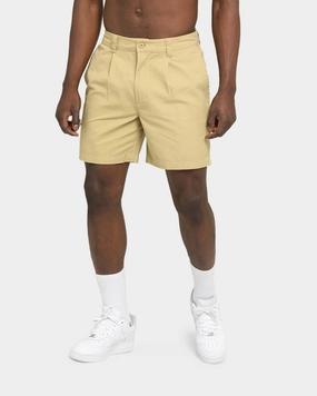 Stussy Pin Drill Shorts Taupe kids wear