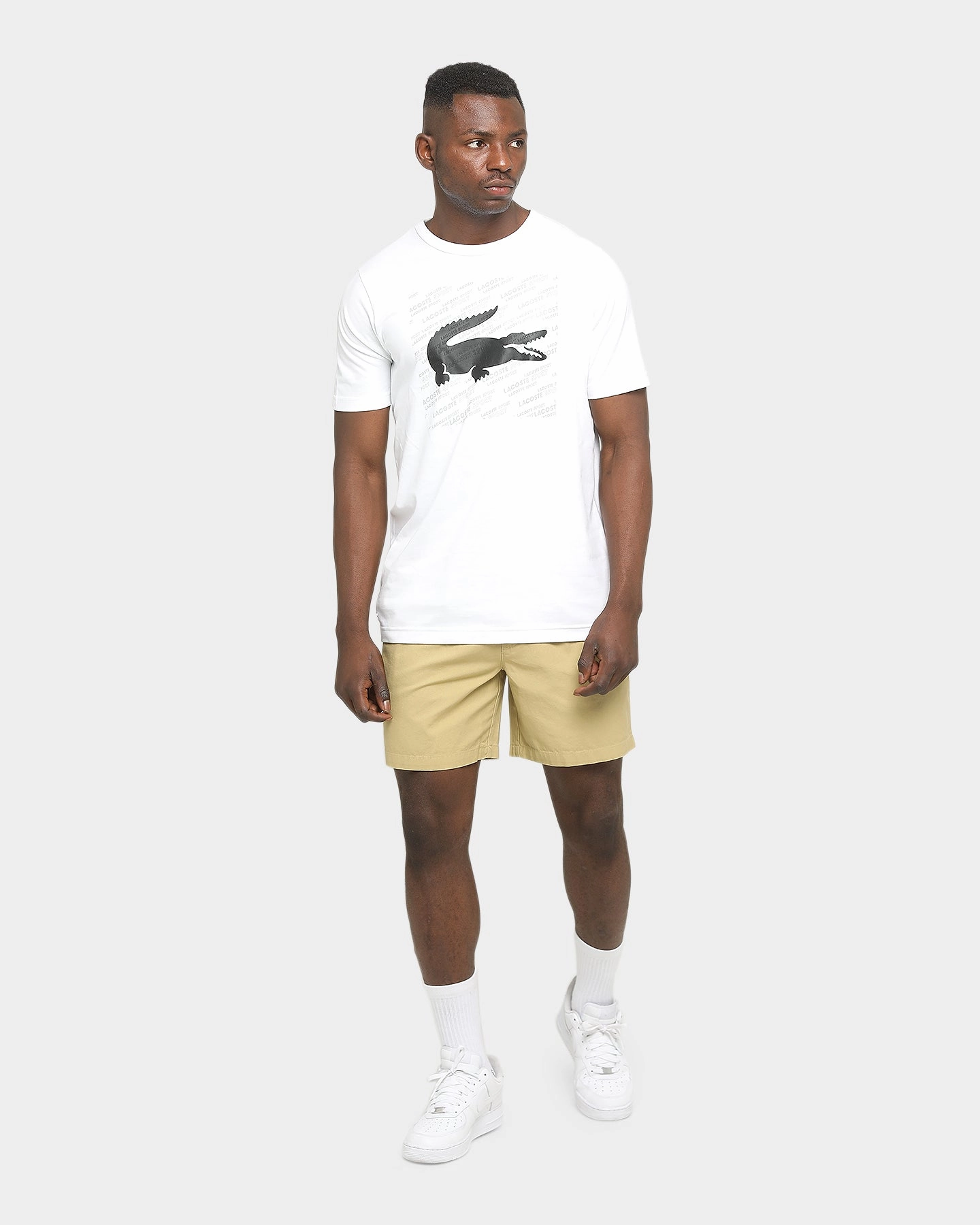 Lightweight Weave Stussy Pin Drill Shorts Taupe