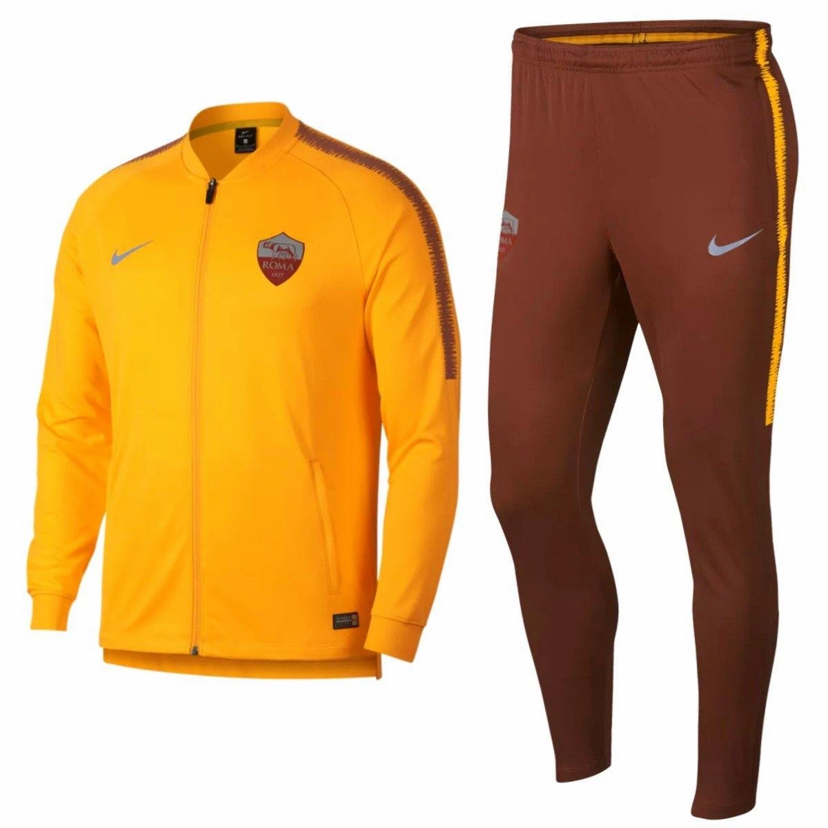 sunglasses AS Roma UCL presentation soccer tracksuit 2018/19 - Nike