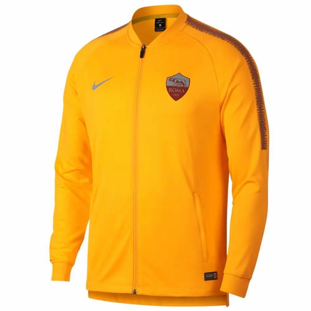 Quick Release Fastener AS Roma UCL presentation soccer tracksuit 2018/19 - Nike
