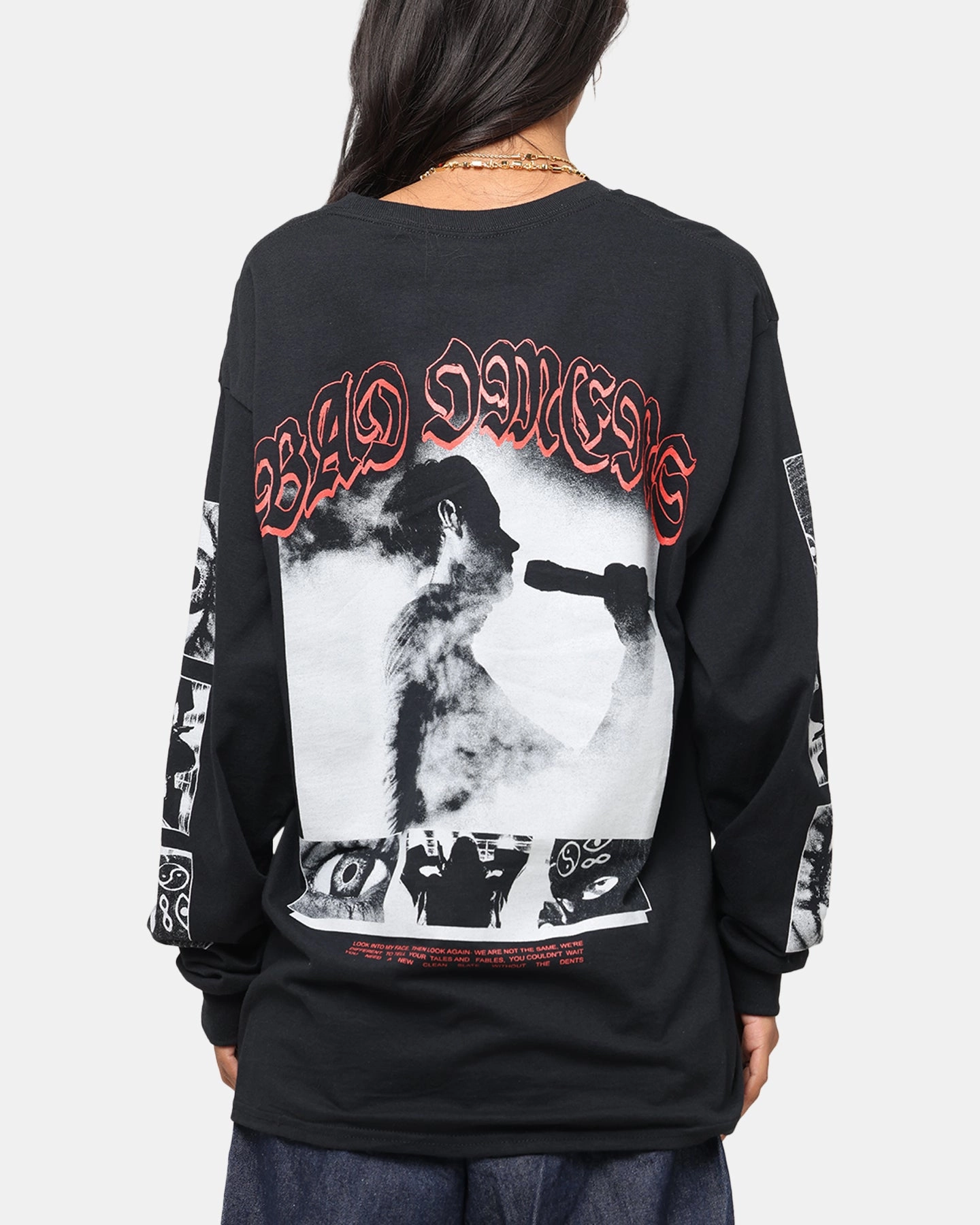 Bad Omens Photo Boxes Long Sleeve T-Shirt Black Fashionable Comfort quick-drying