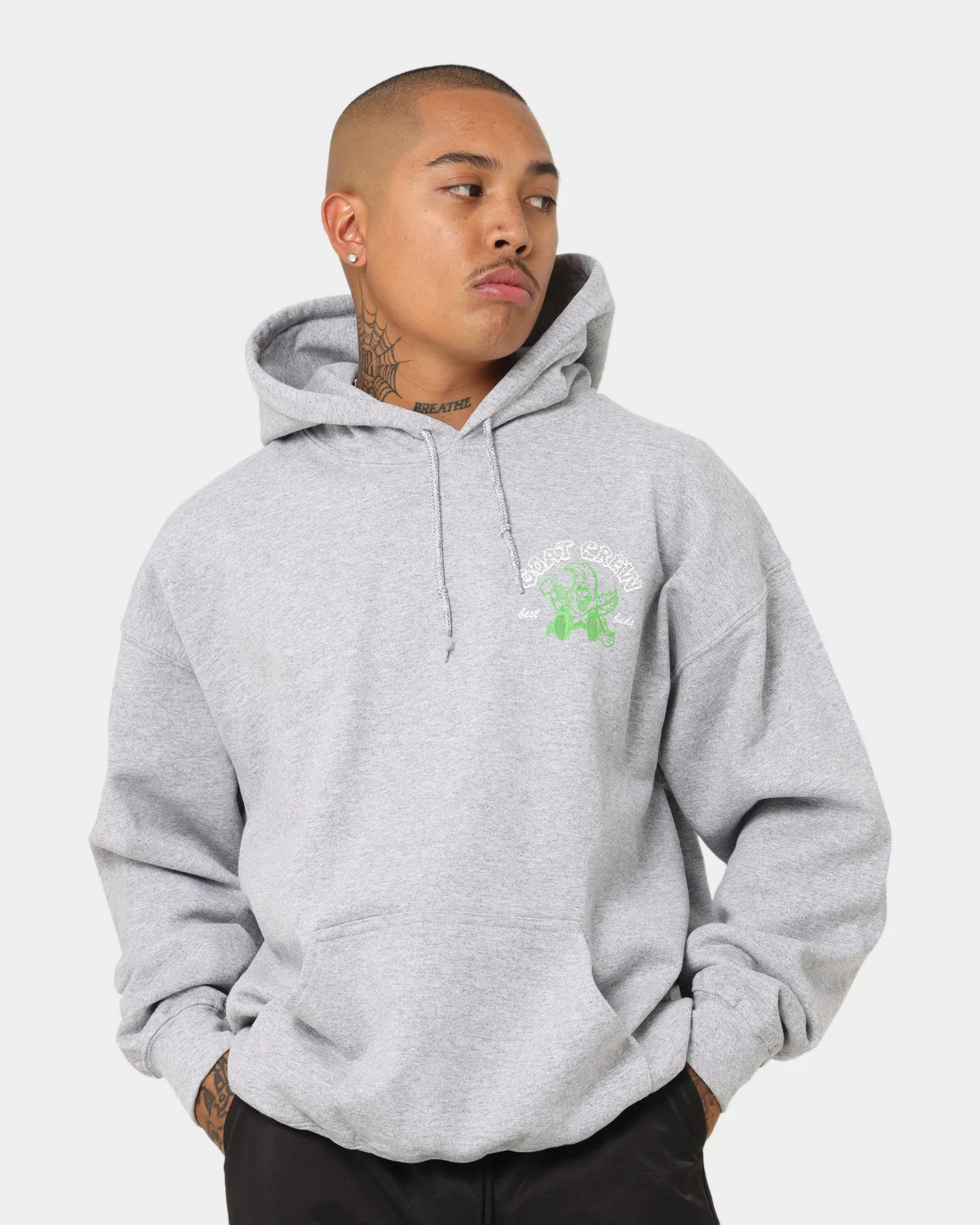 Goat Crew Best Buds Hoodie Grey Makeup
