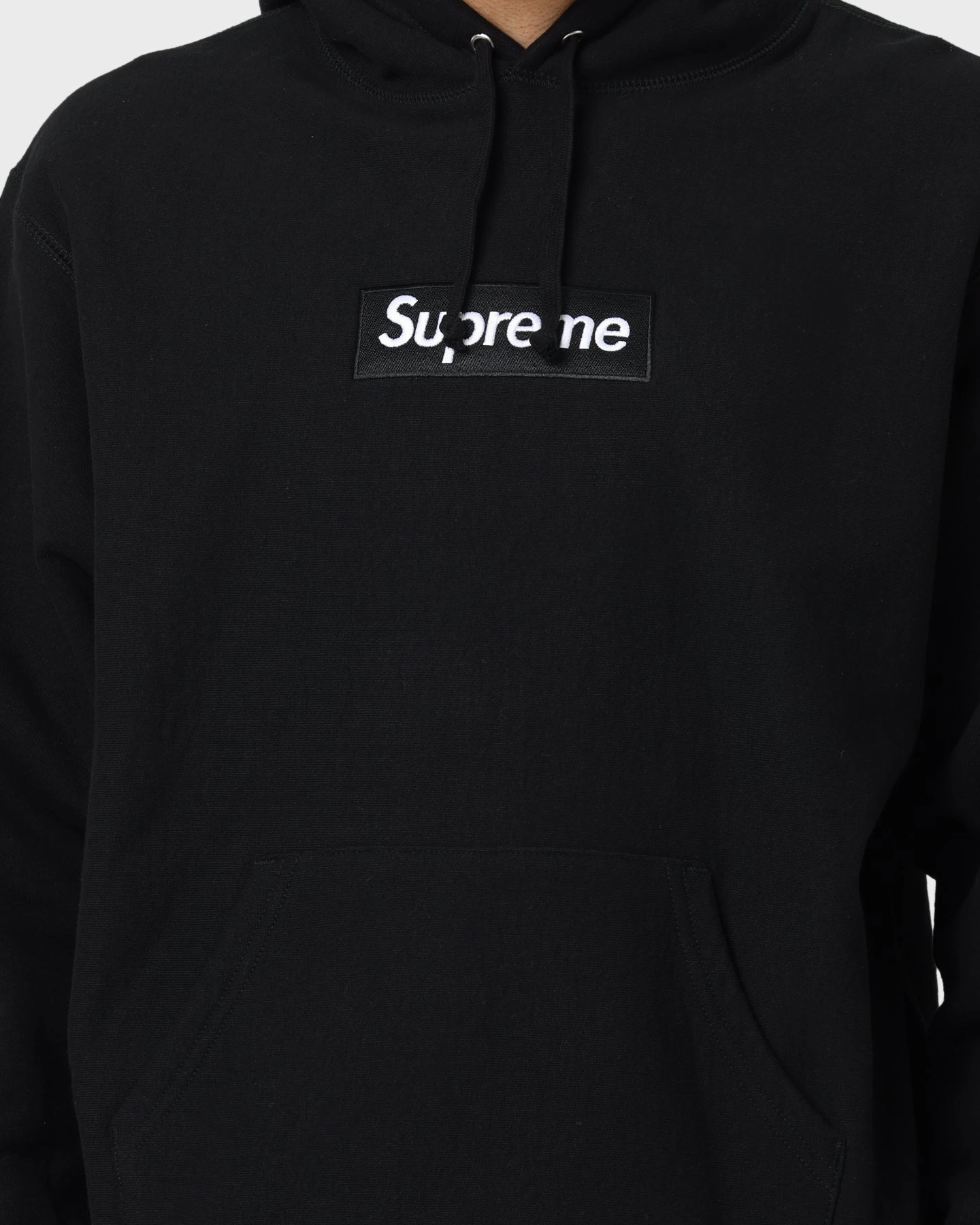 Supreme Box Logo Hooded Sweatshirt Black popular in Asia