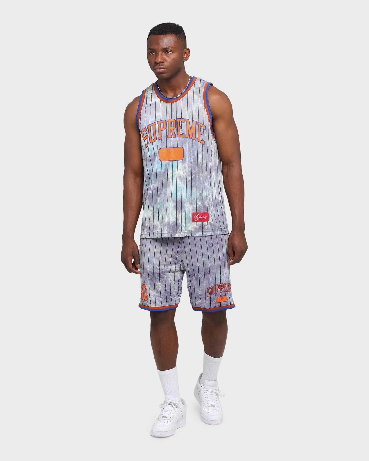 rooftop party look Supreme Dyed Basketball Shorts Royal