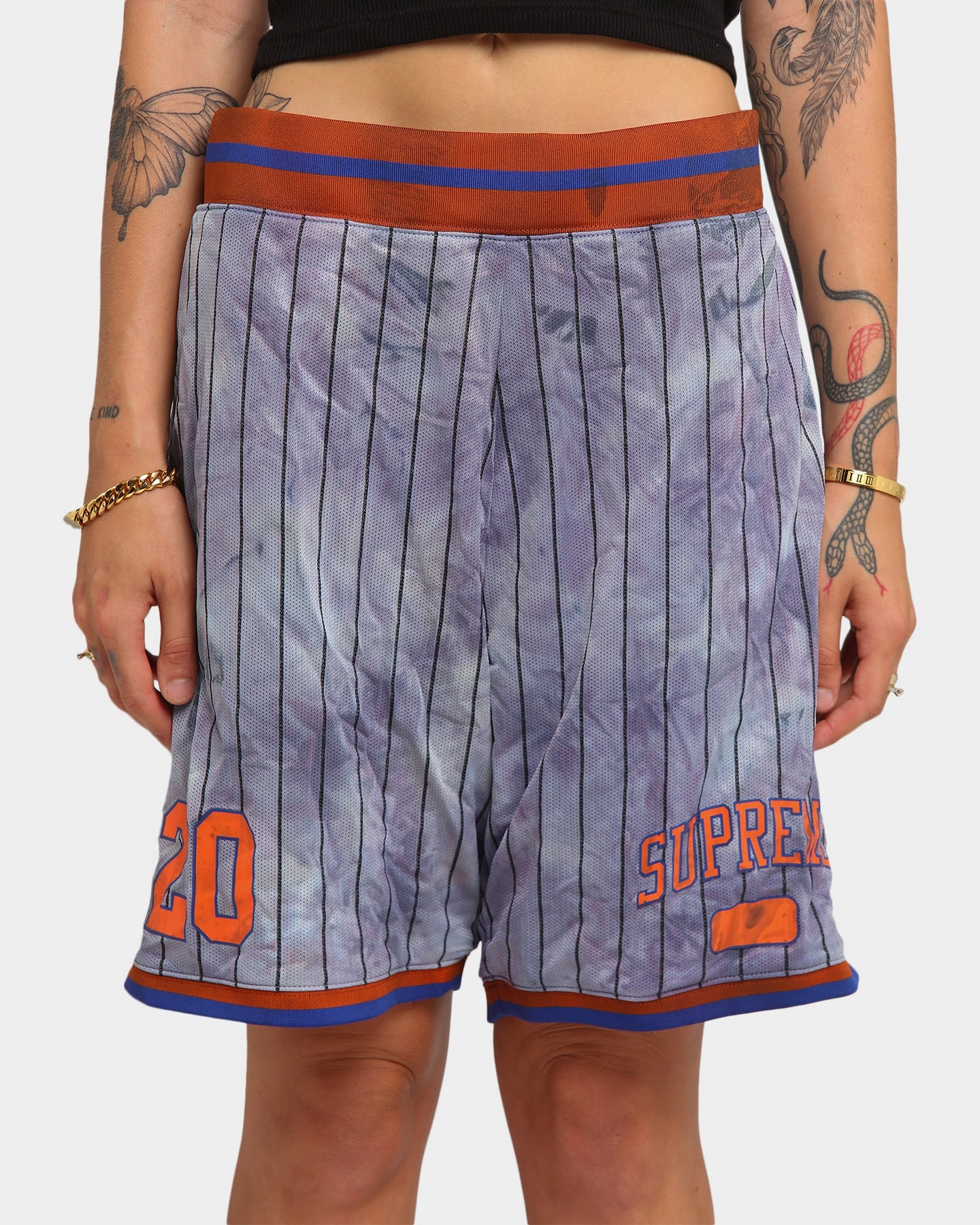 Supreme Dyed Basketball Shorts Royal Modern Aesthetic