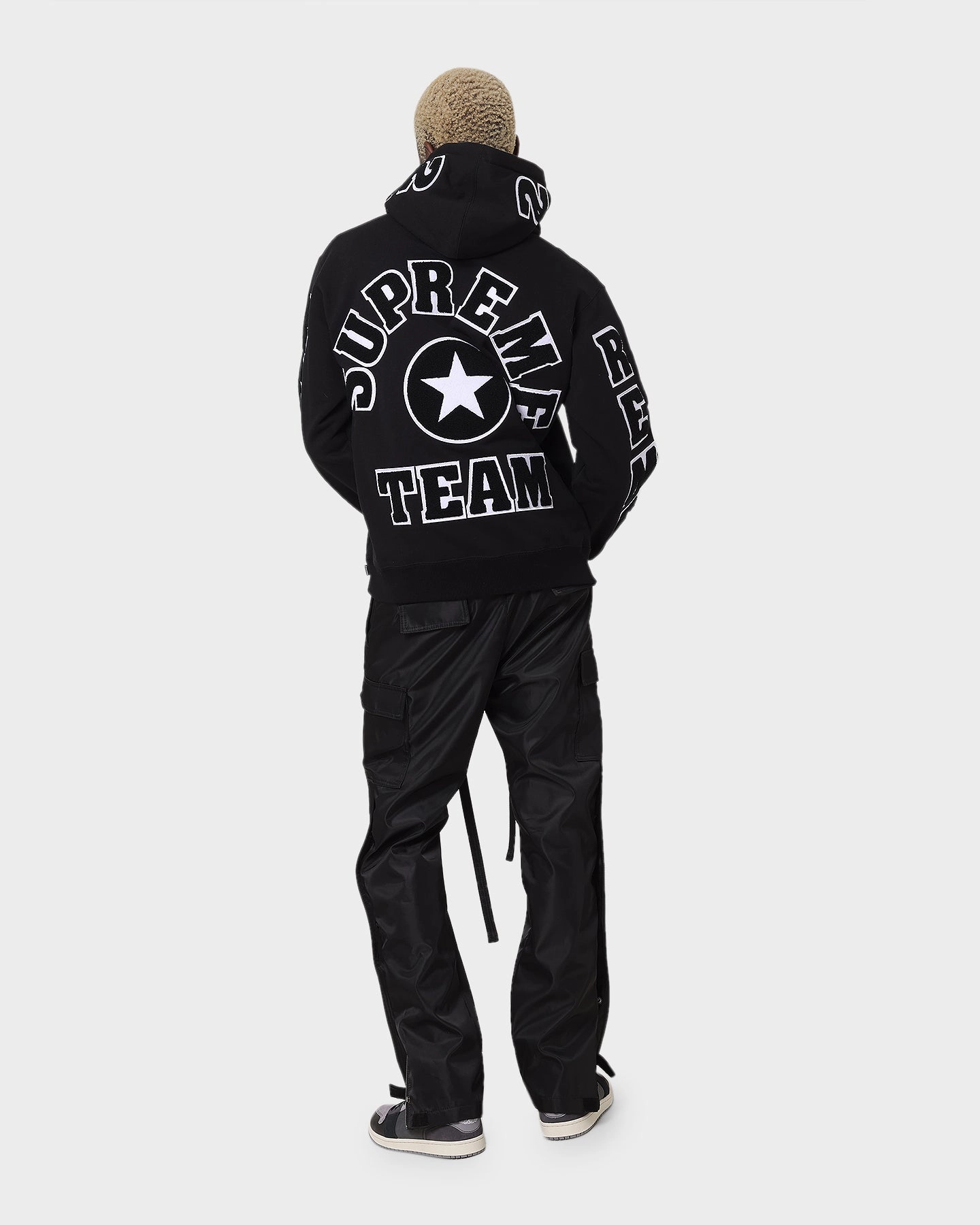 outdoor barbecue Supreme Team Chenille Hoodie Black