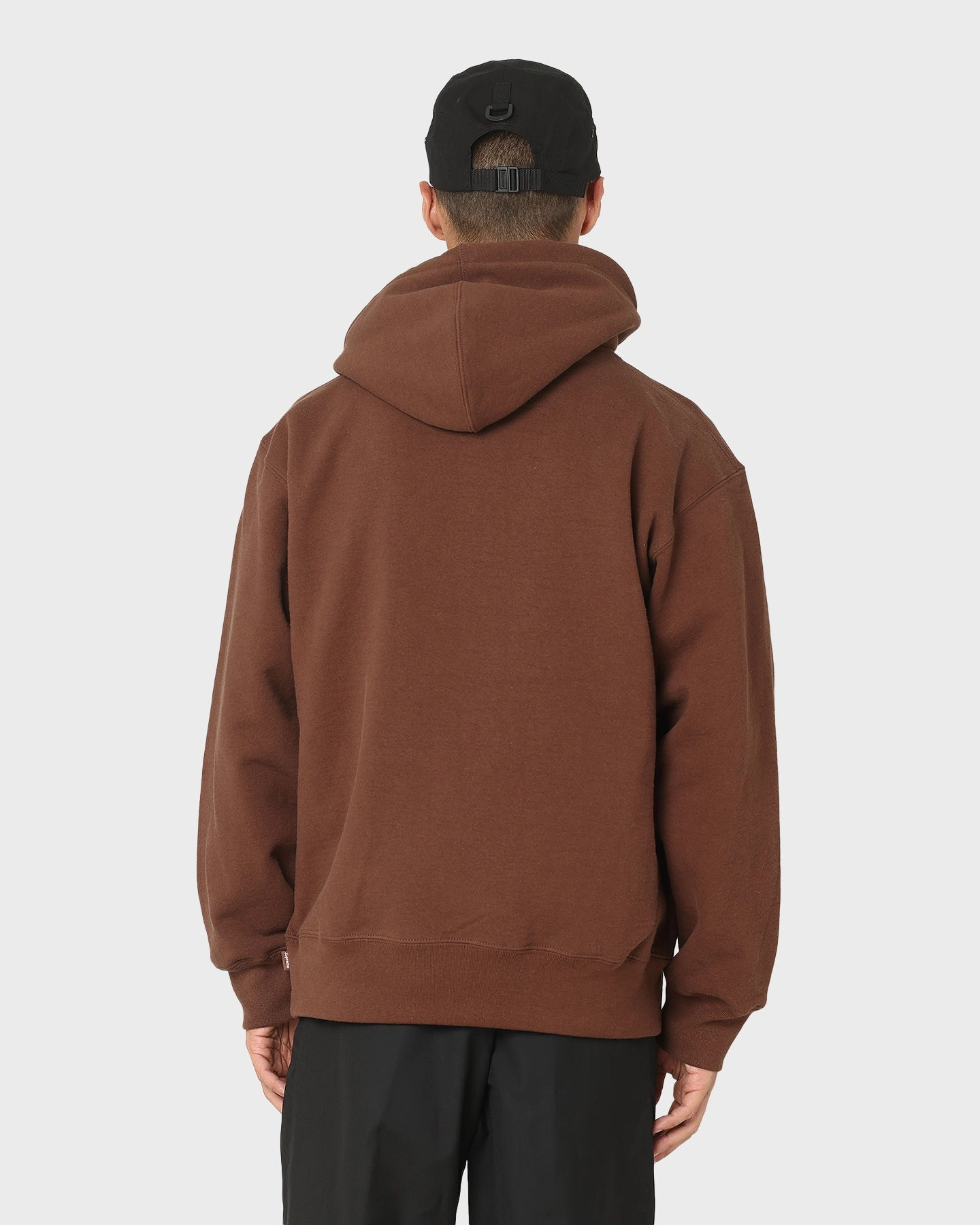 Supreme USA Hooded Sweatshirt Brown Reinforced Hem