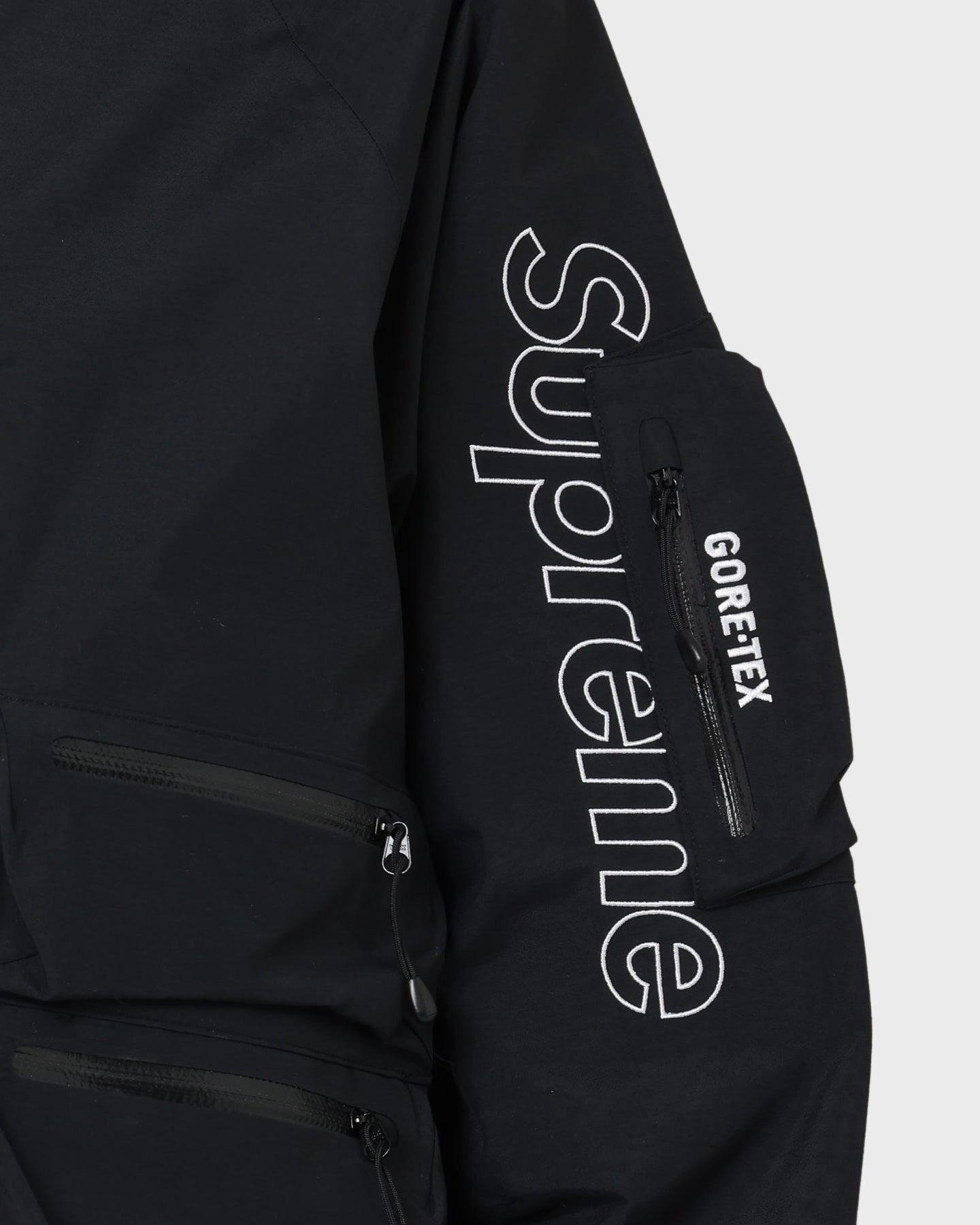Water Resistant Material Supreme X Gore-Tex Tech Shell Jacket Black