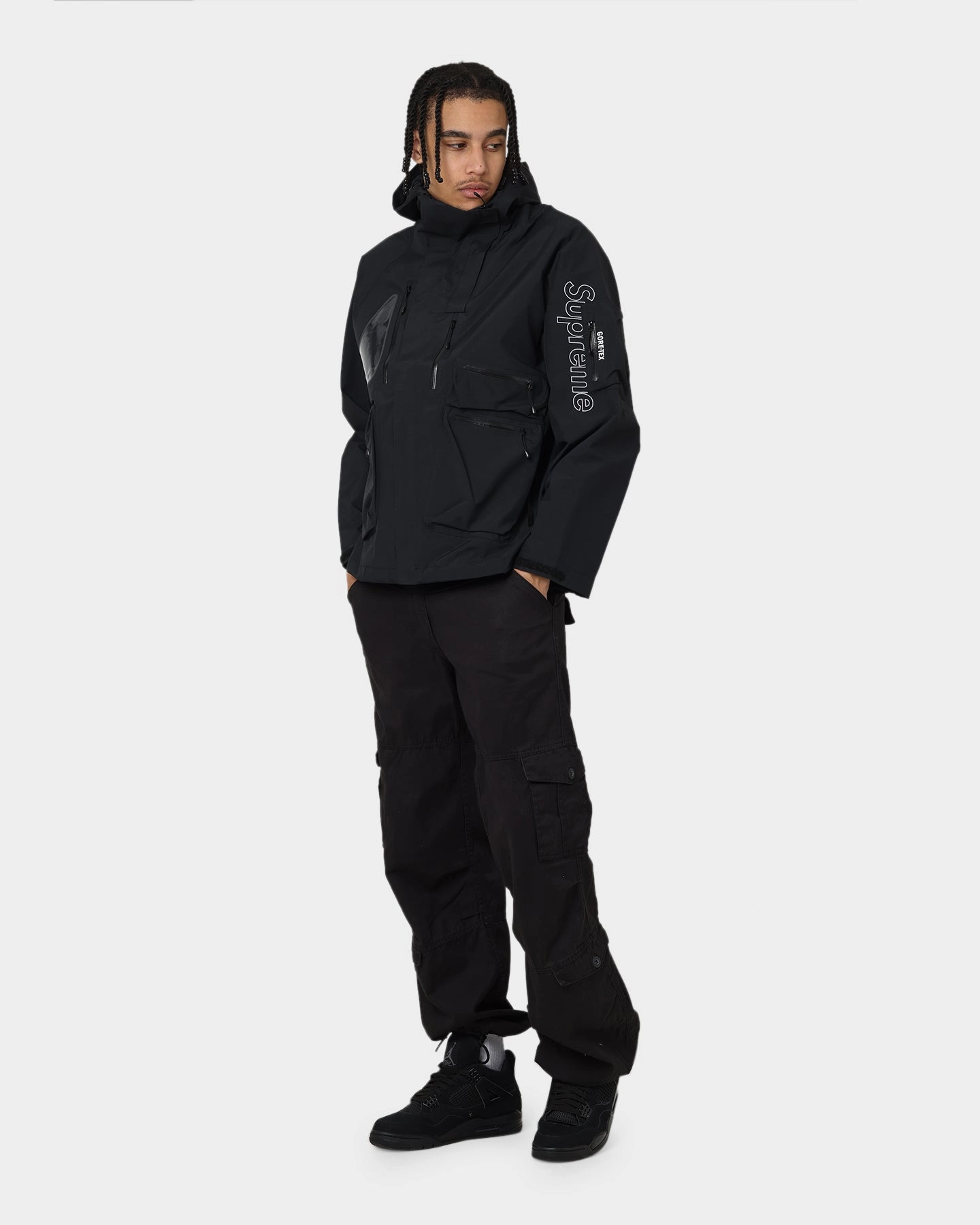 Supreme X Gore-Tex Tech Shell Jacket Black Document