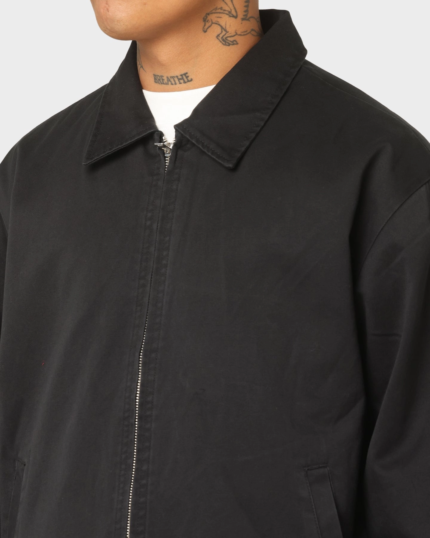 Negotiate Bond Supreme X Junya Printed Work Jacket Black