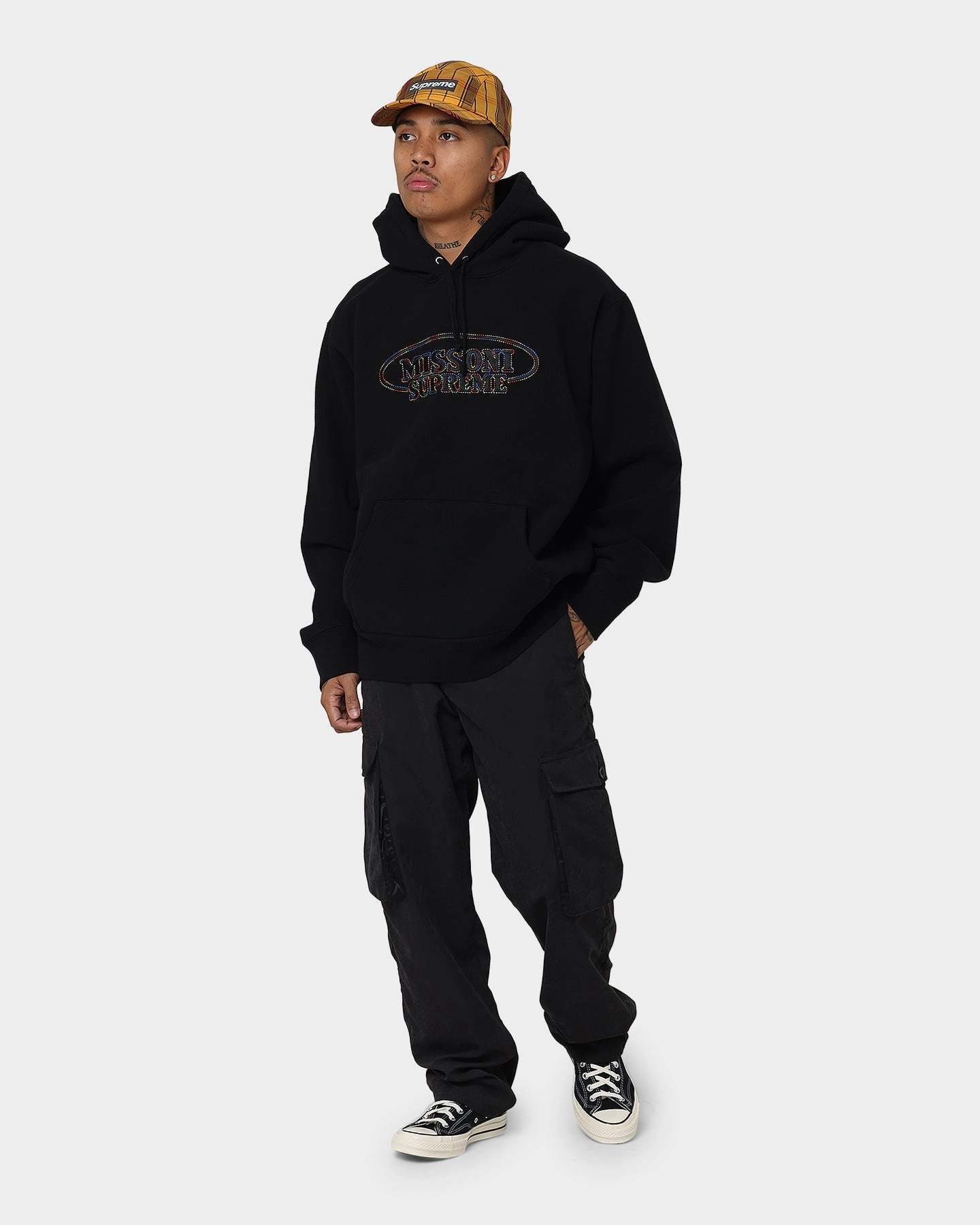 Supreme X Missioni Hooded Sweatshirt Black planned purchase