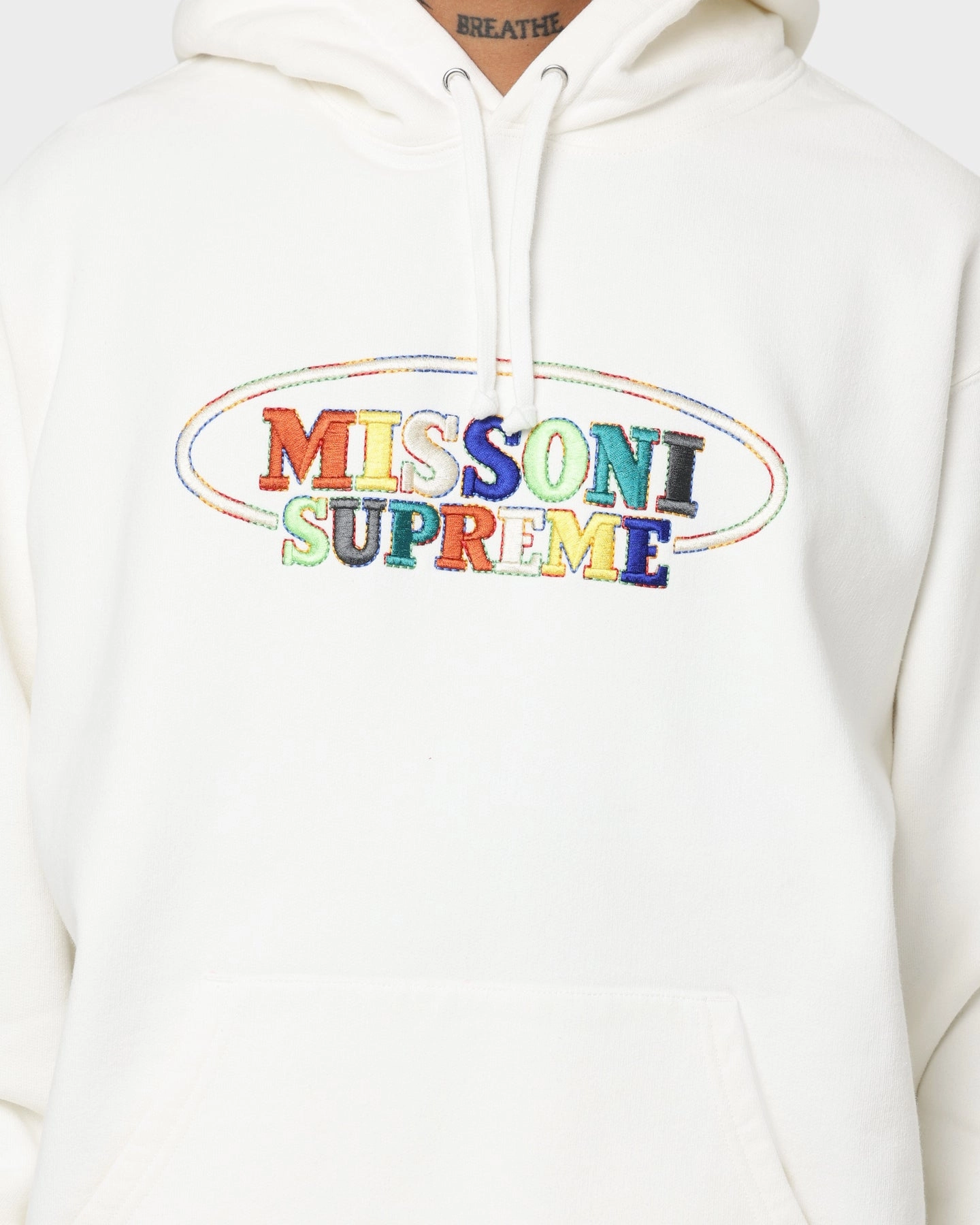 Supreme X Missoni Hooded Sweatshirt White Build