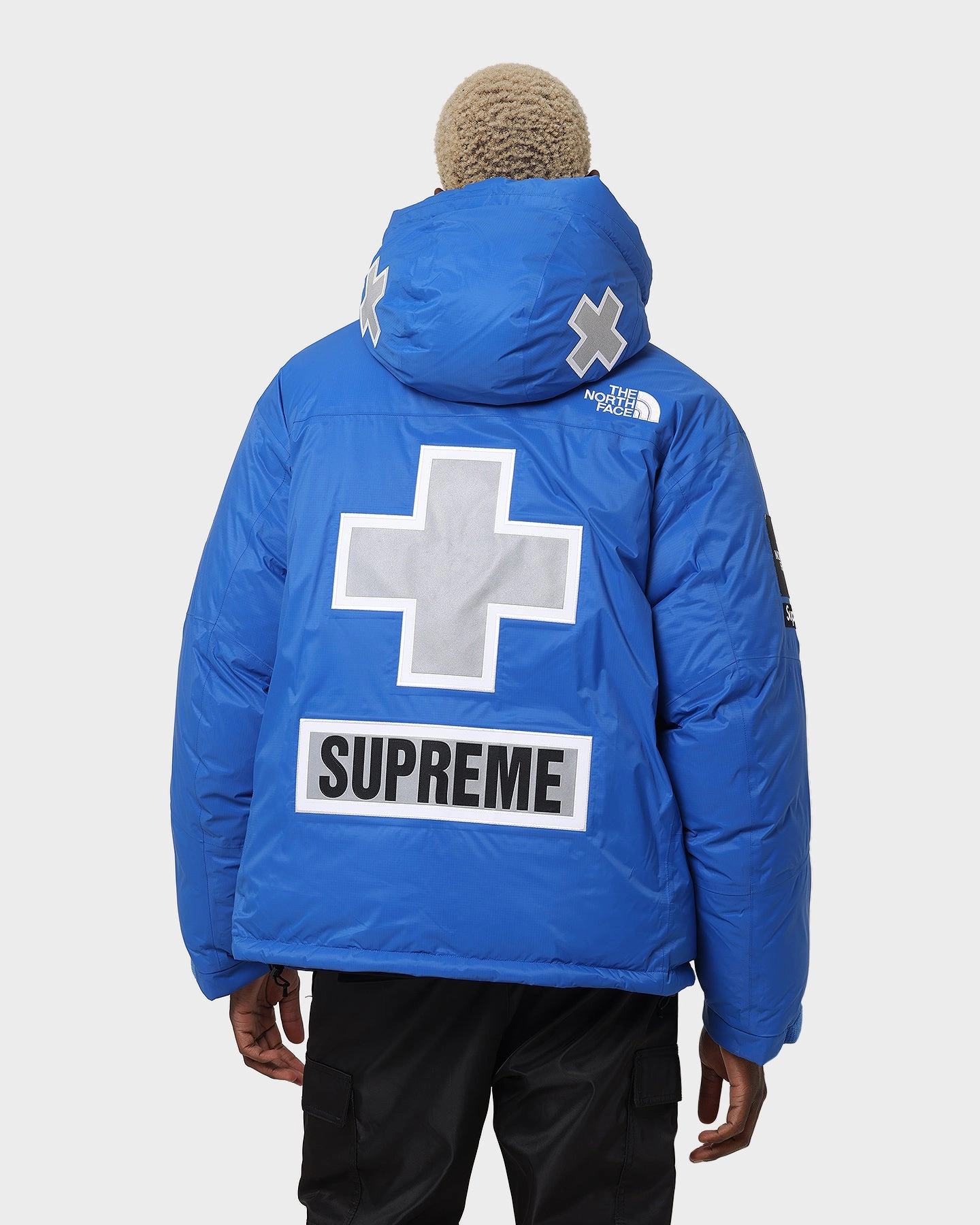 colorful Supreme X The North Face Summit Baltoro Jacket Blue
