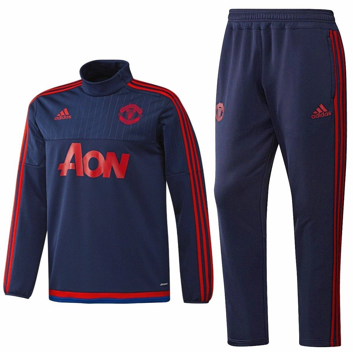 Manchester United Technical Training Soccer Tracksuit 2015/16 - Adidas Indoor Wear