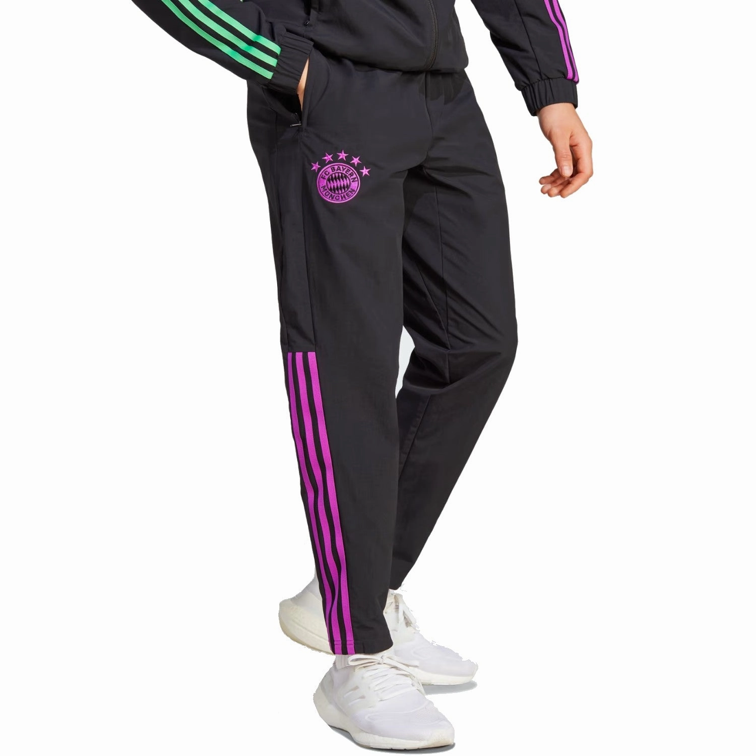 Casual Style Adult sports clothing Bayern Munich black presentation Soccer tracksuit 2023/24 - Adidas