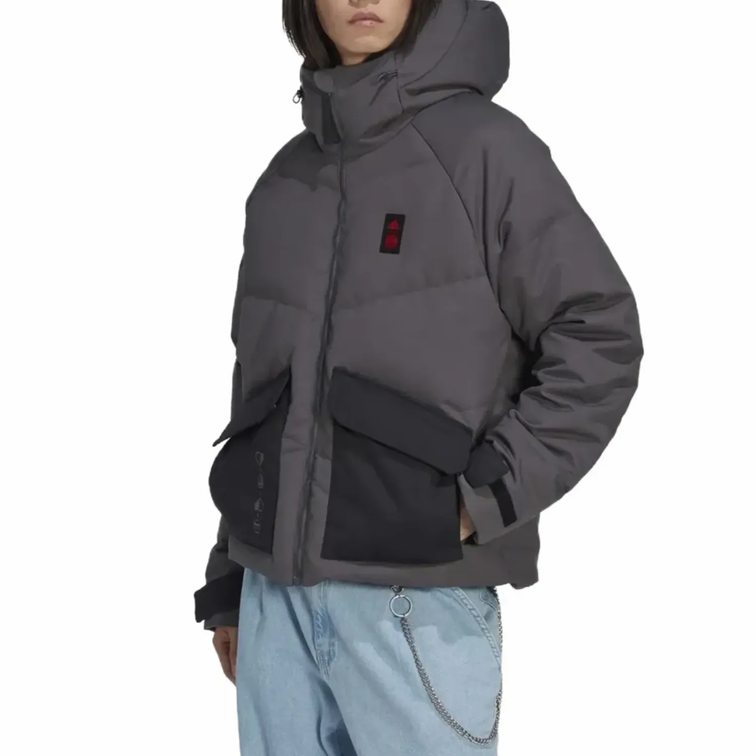 Airtight Zipper Seals ContouredErgonomicFit Bayern Munich padded down jacket 2023 - Adidas