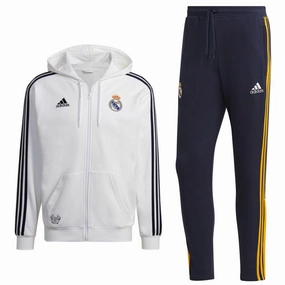 Real Madrid Casual 3S hooded presentation tracksuit 2022/23 - Adidas earring venue