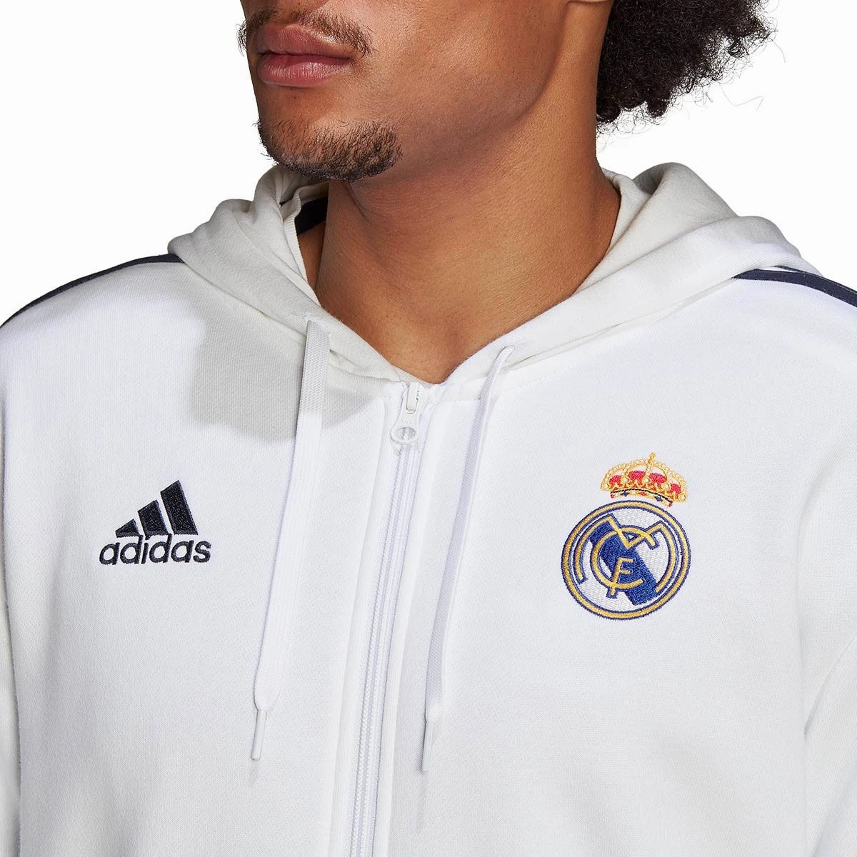 cricket Real Madrid Casual 3S hooded presentation tracksuit 2022/23 - Adidas