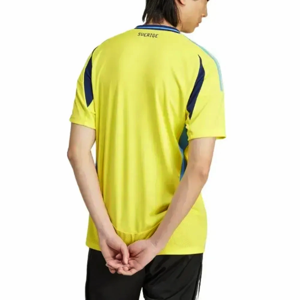 Soft Inner Lining Sweden national team Home soccer jersey 2024/25 - Adidas