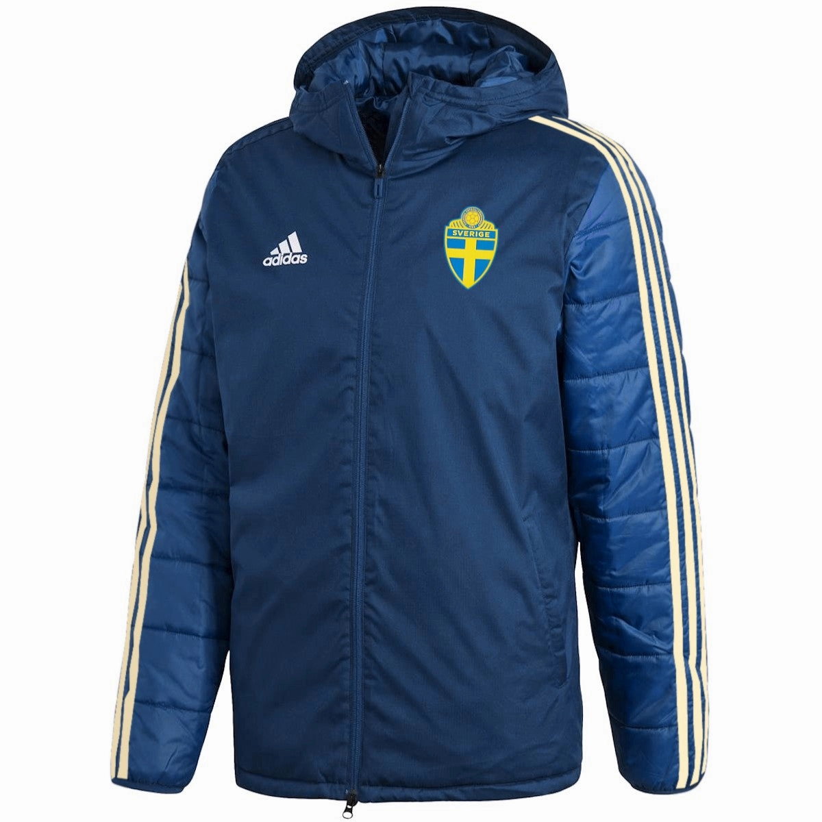 Sweden national team winter bench soccer jacket 2018/19 - Adidas sunglasses