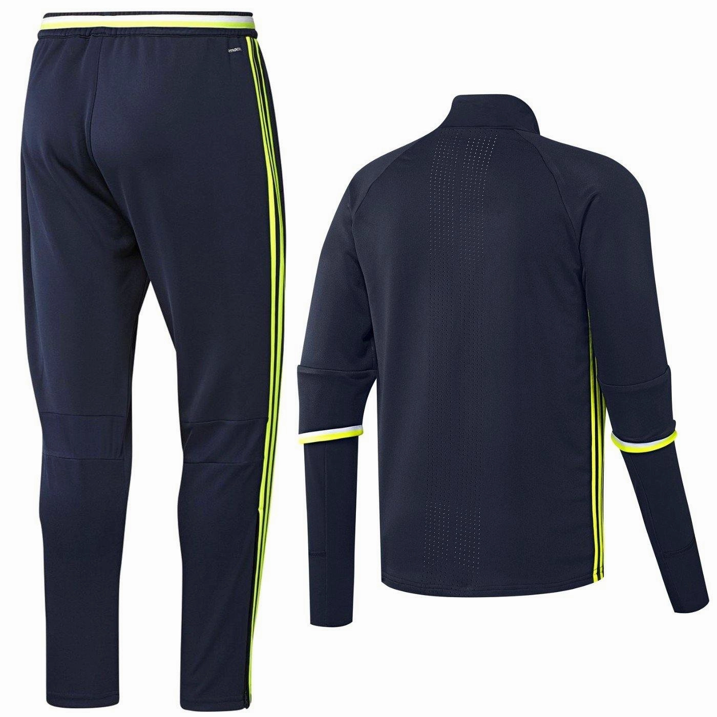 FlexFit Adjustable Cuffs expression Sweden Training Technical Soccer Tracksuit Euro 2016 - Adidas
