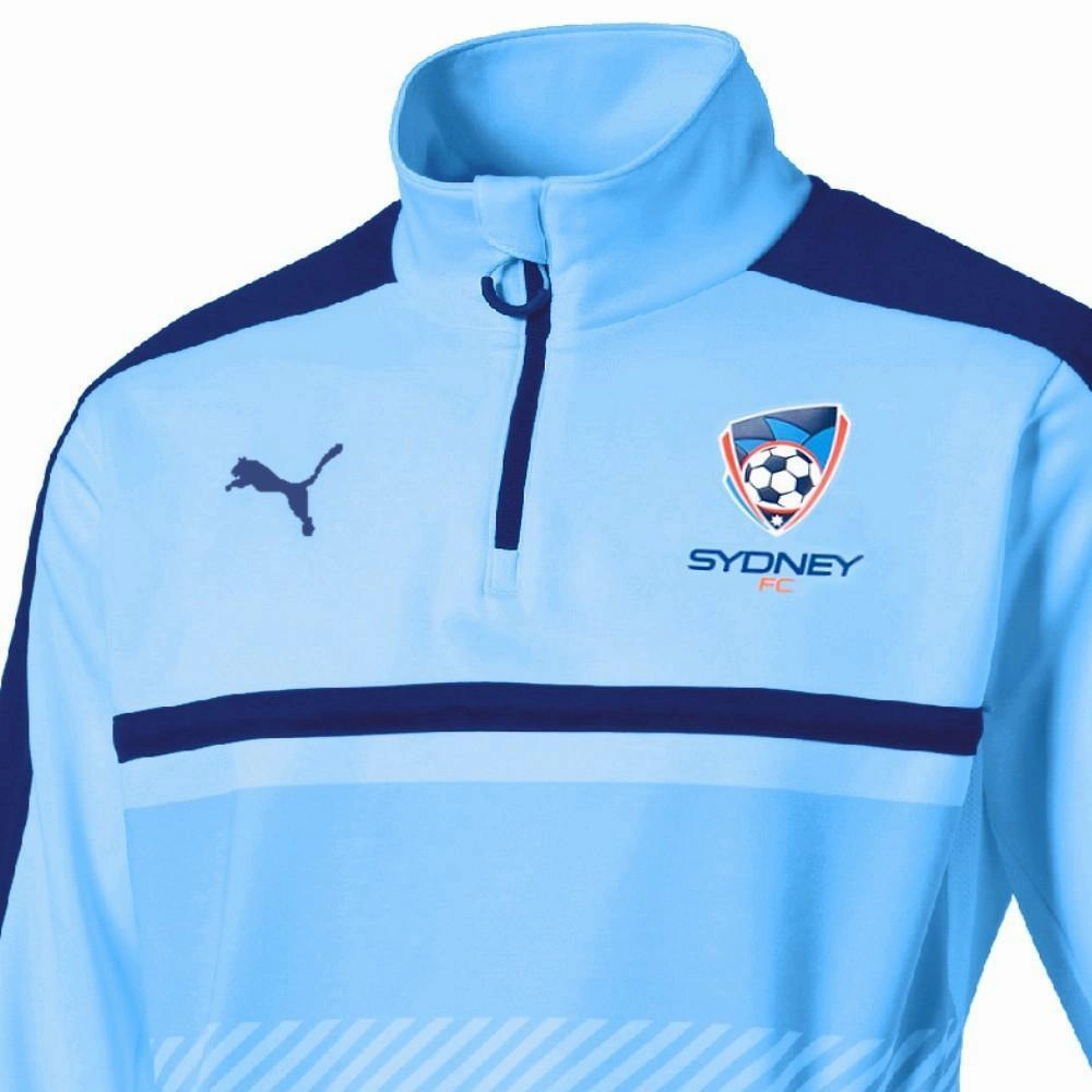 FlexibleCompressionBands feathers Sydney FC soccer training technical sweat top 2017/18 - Puma